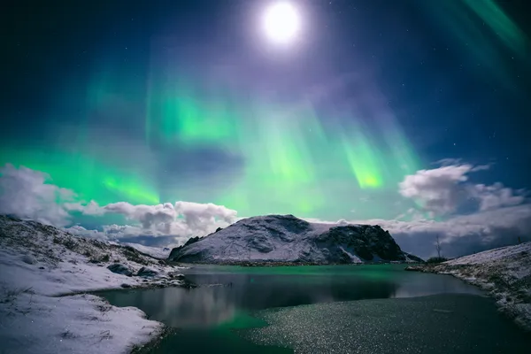 Montanhas glaciais