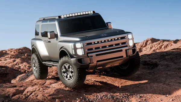 SUVs off-road