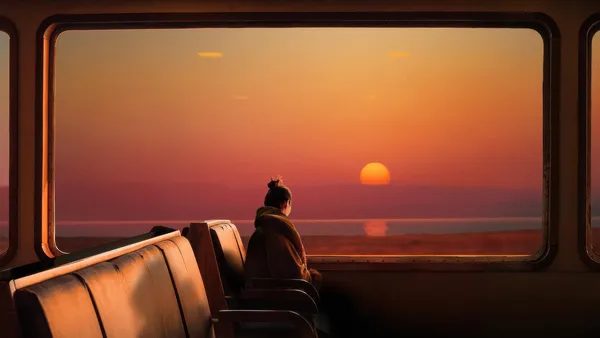 Pôr do sol laranja