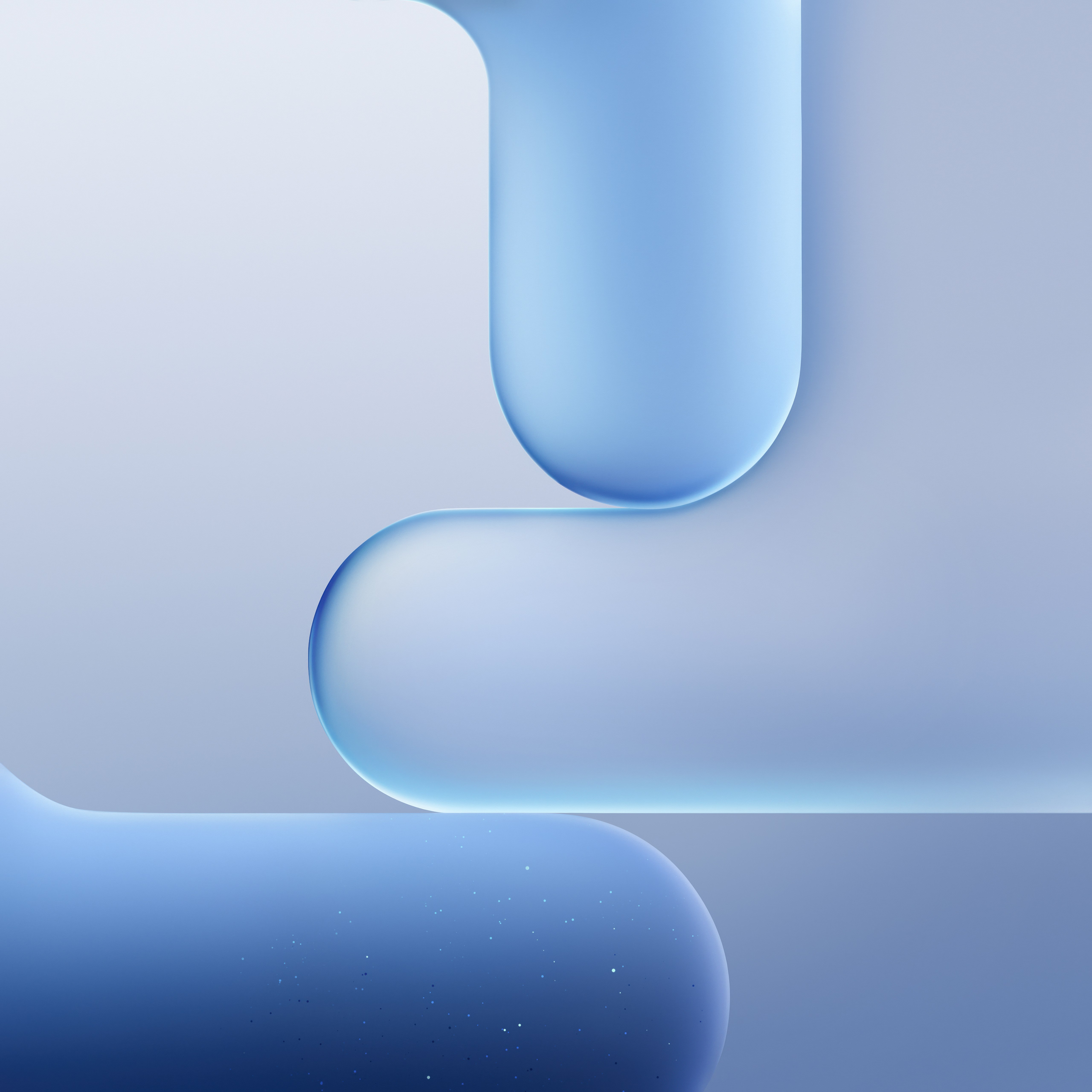 Abstrato azul, Suave, Geométrico, 5K, Gradiente azul