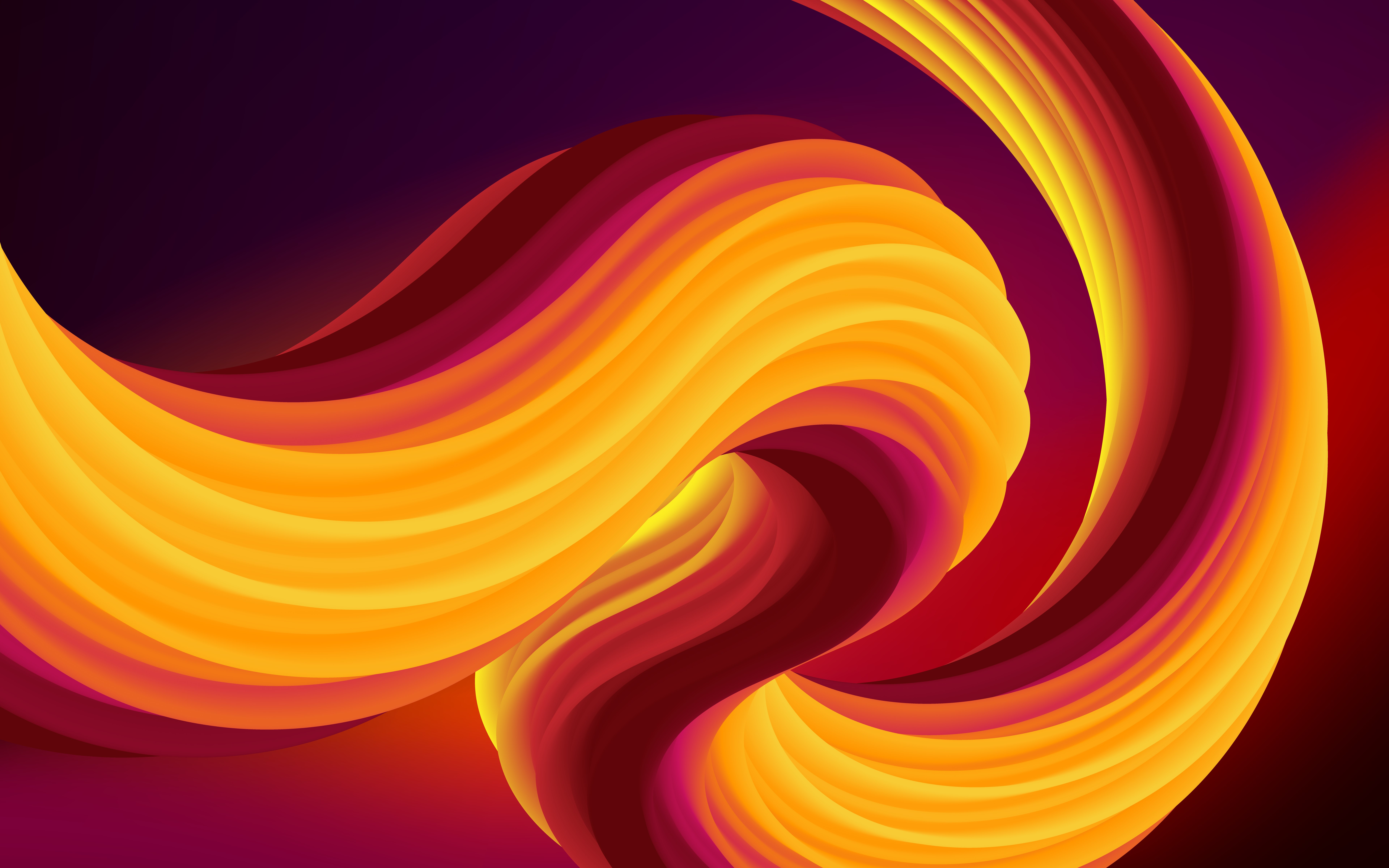 Abstrato laranja, 5K, 8K