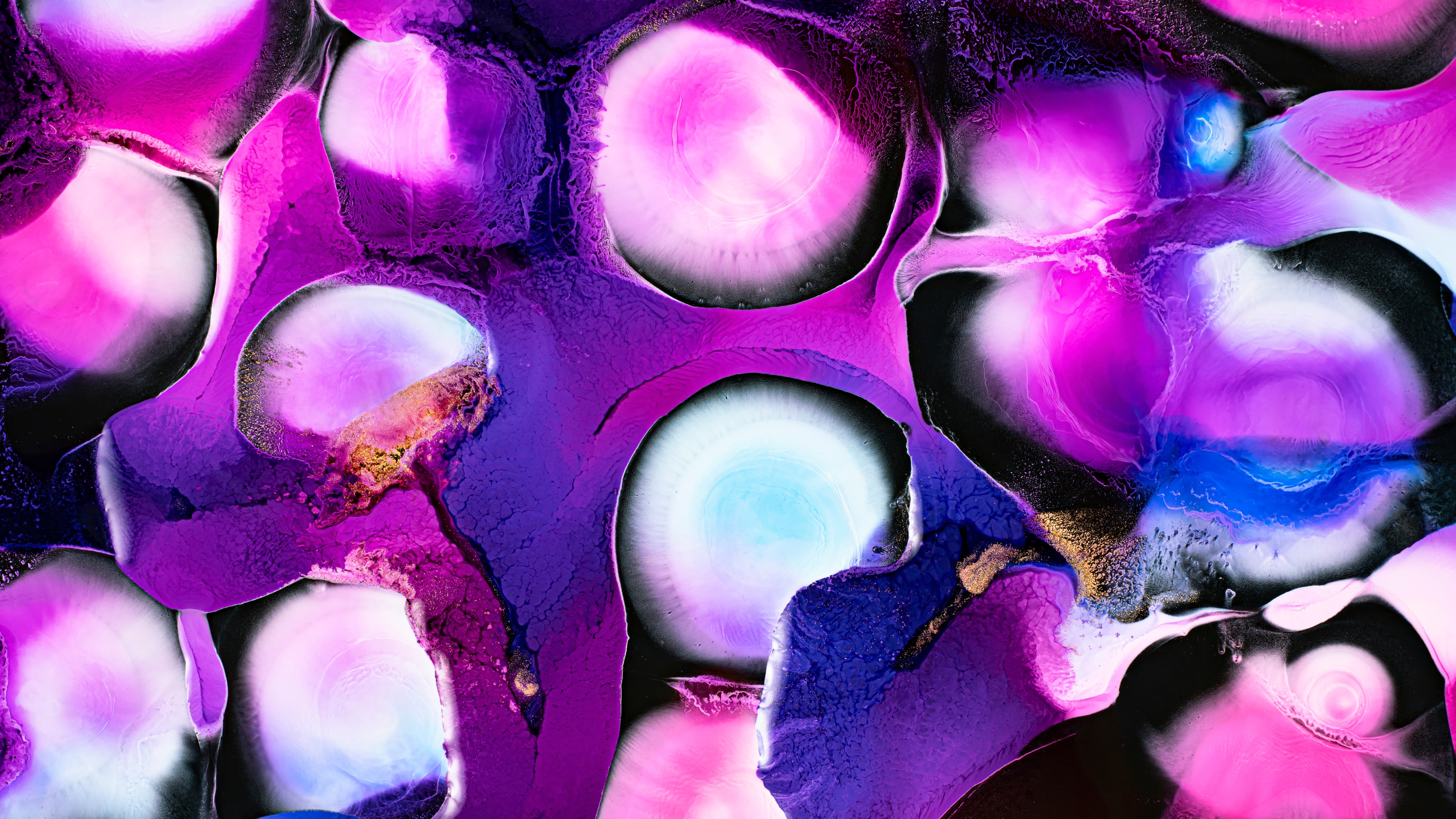 Abstrato roxo, Arte fluida, Vibrante, 5K