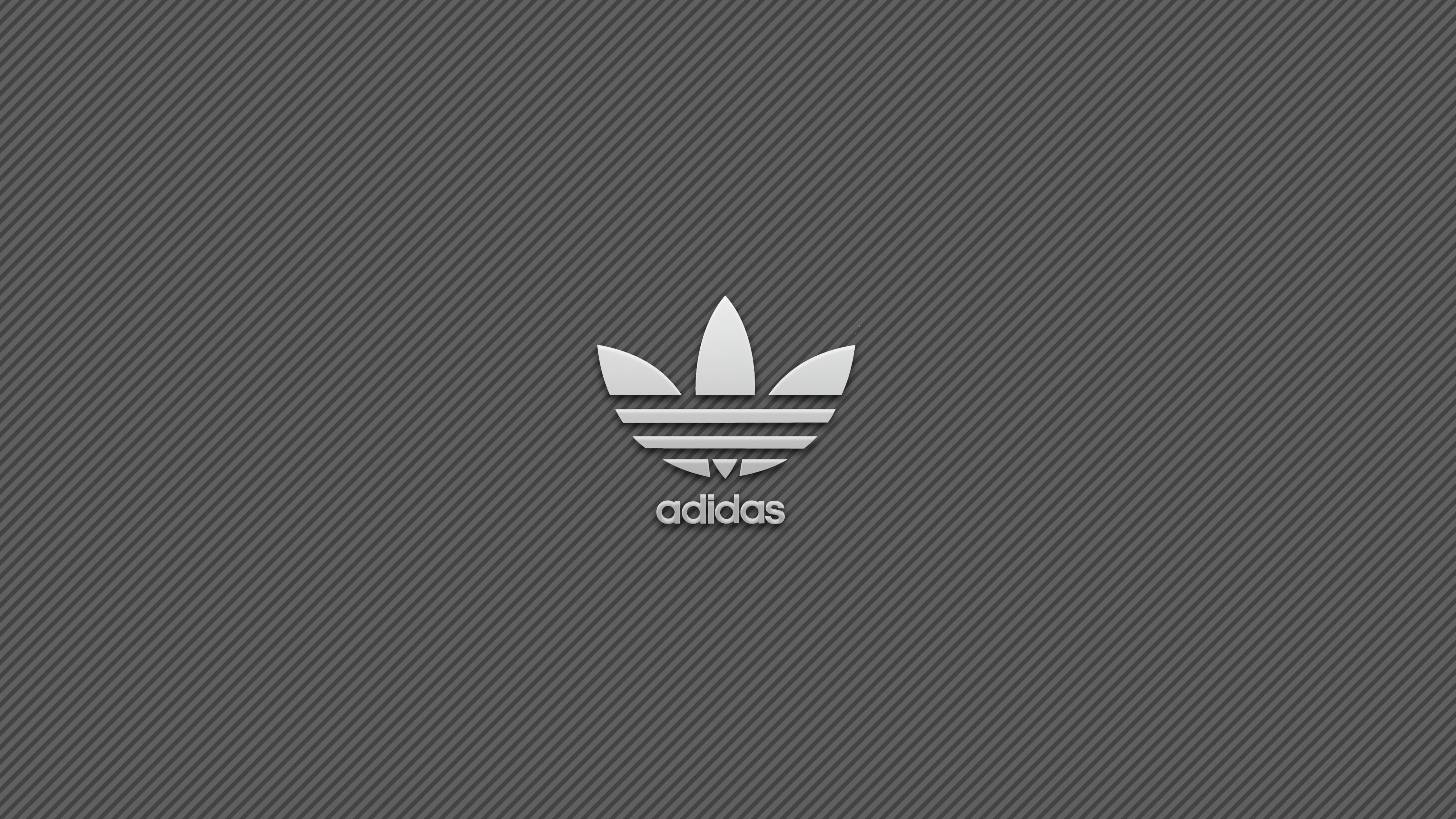 Adidas, Logo, Fundo monocromático