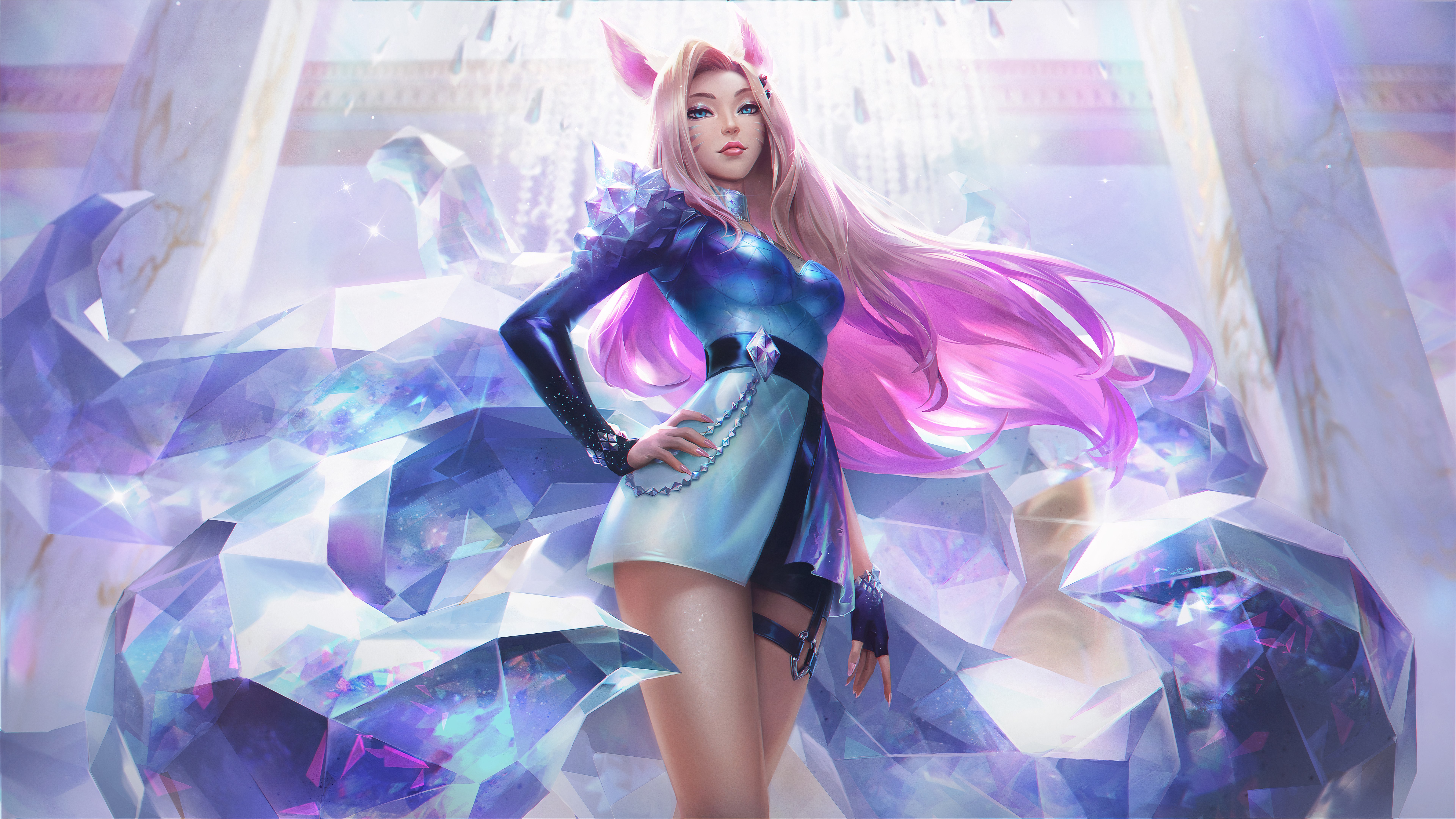 Ahri, KDA, League of Legends, 5K, 8K
