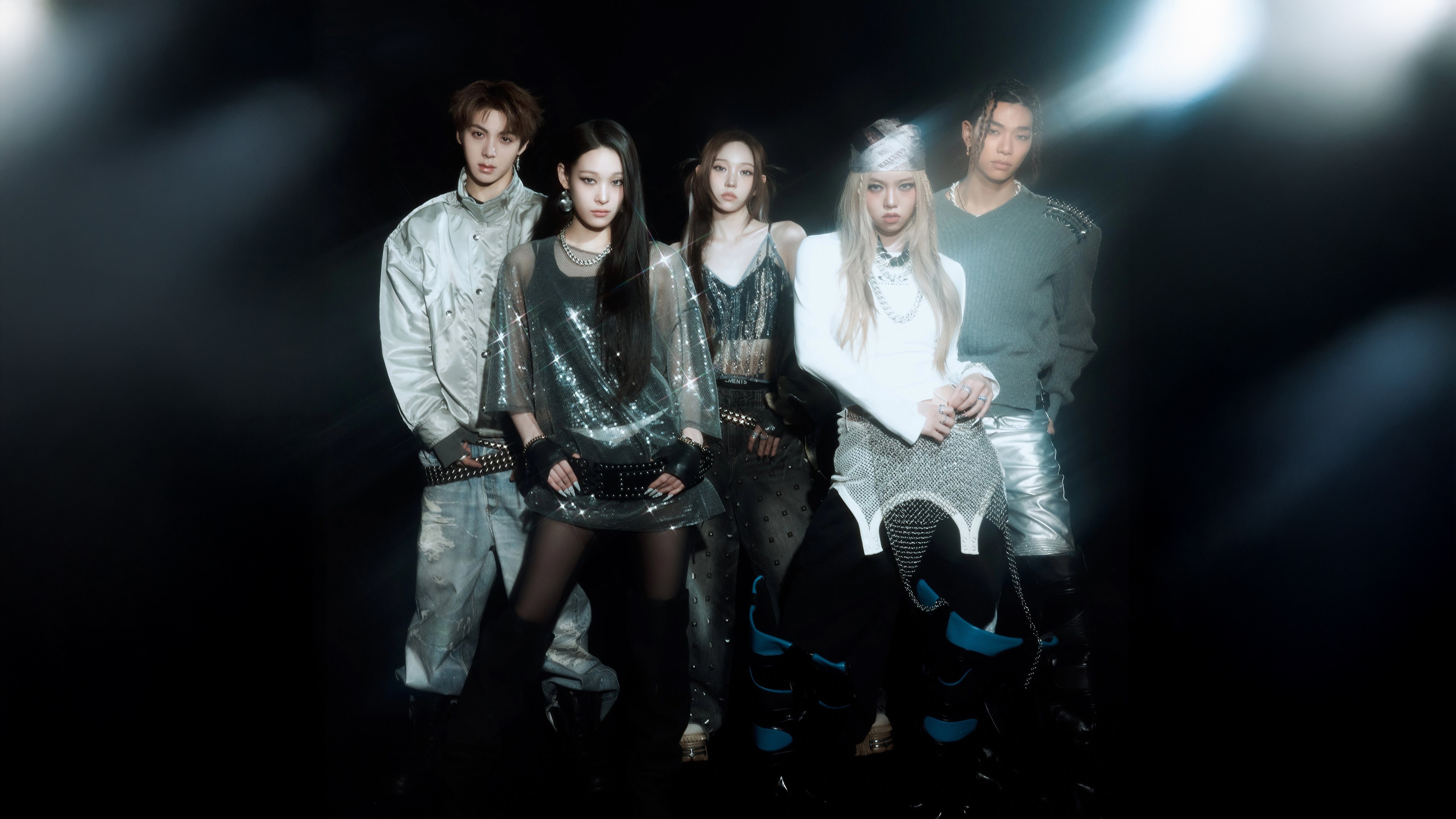 ALLDAY PROJECT, ONE MORE TIME, 5K, Fundo escuro, Cantores de K-Pop, Youngseo, Annie, Bailey, Tarzzan, Woochan