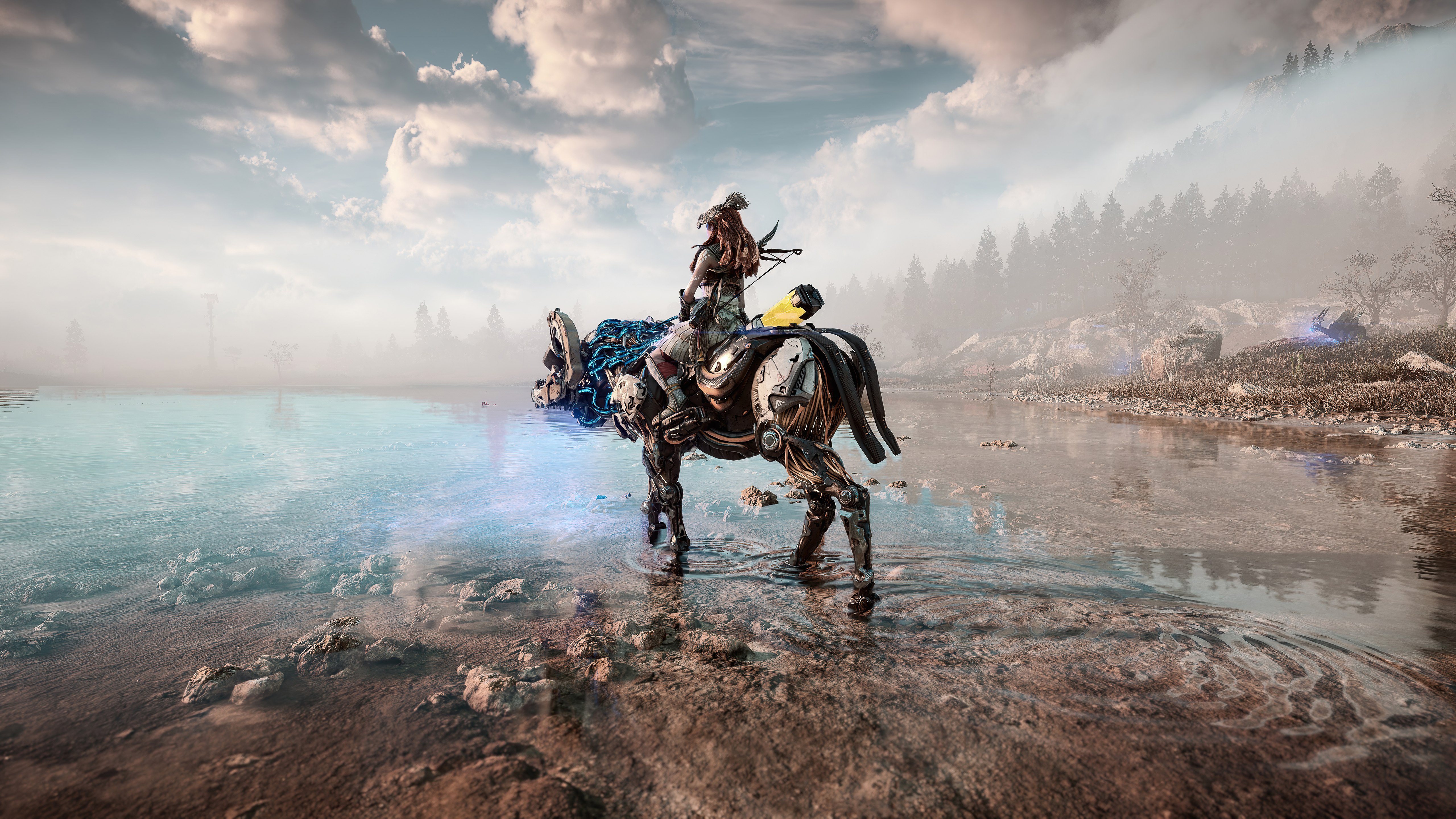 Aloy, Charger, Horizon Forbidden West, Jogos de 2022, 5K