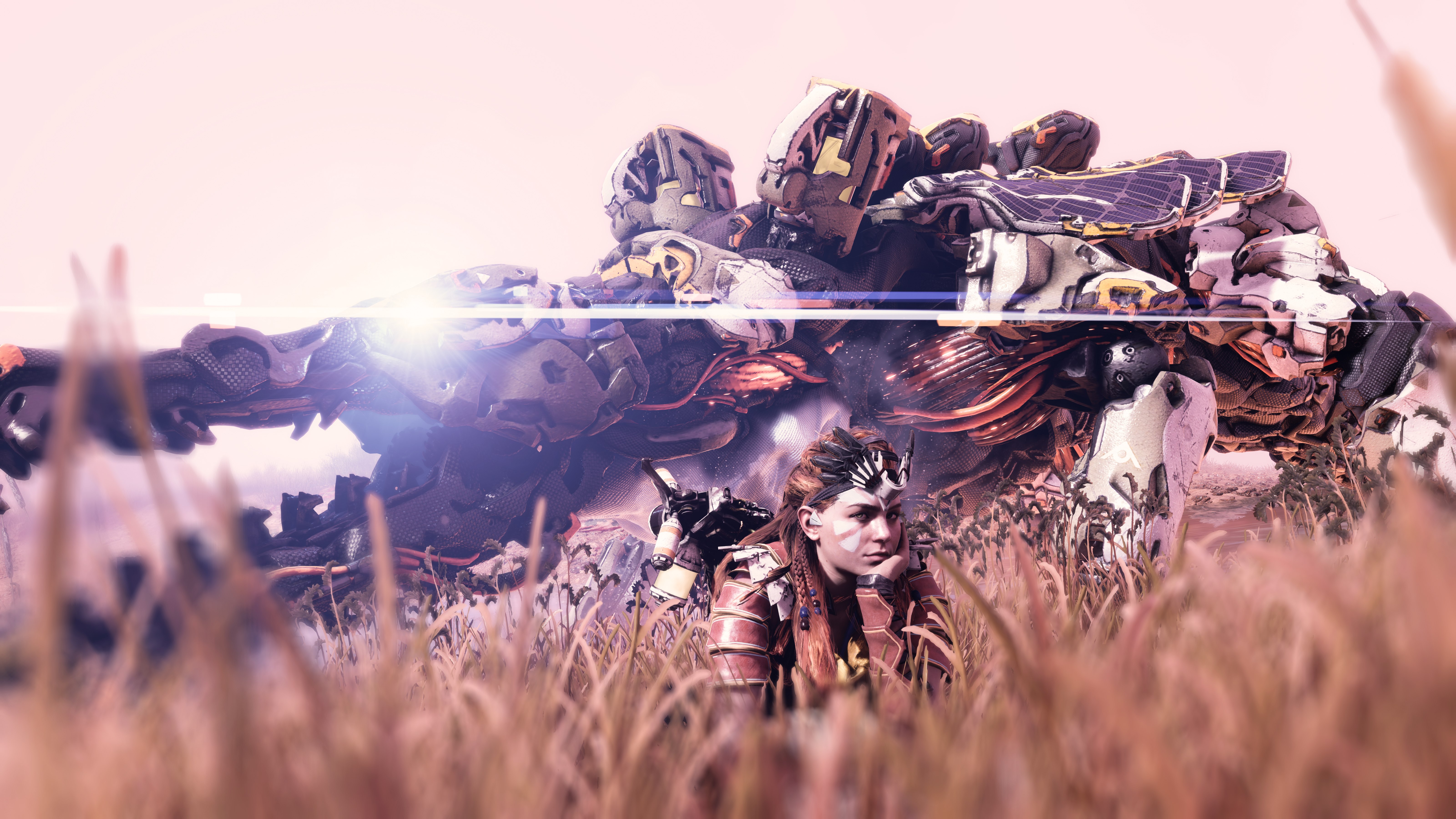 Aloy, Horizon Zero Dawn, Gameplay, 5K