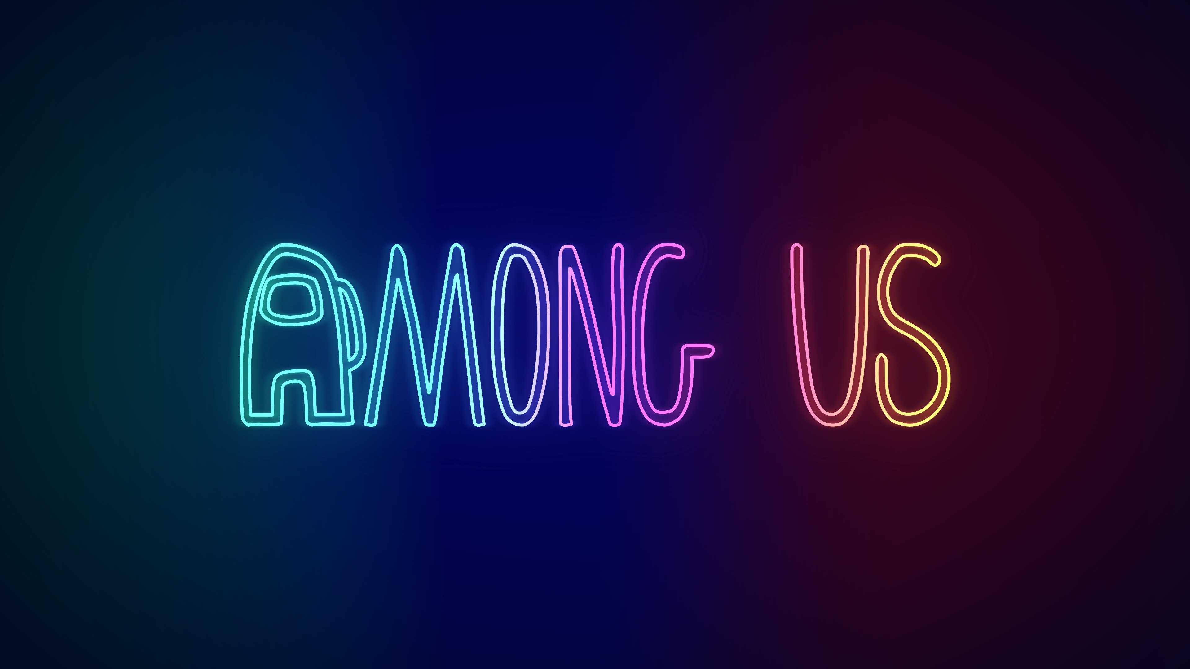 Among Us, Neon, Jogos para iOS, Jogos para Android, Jogos para PC, Fundo gradiente