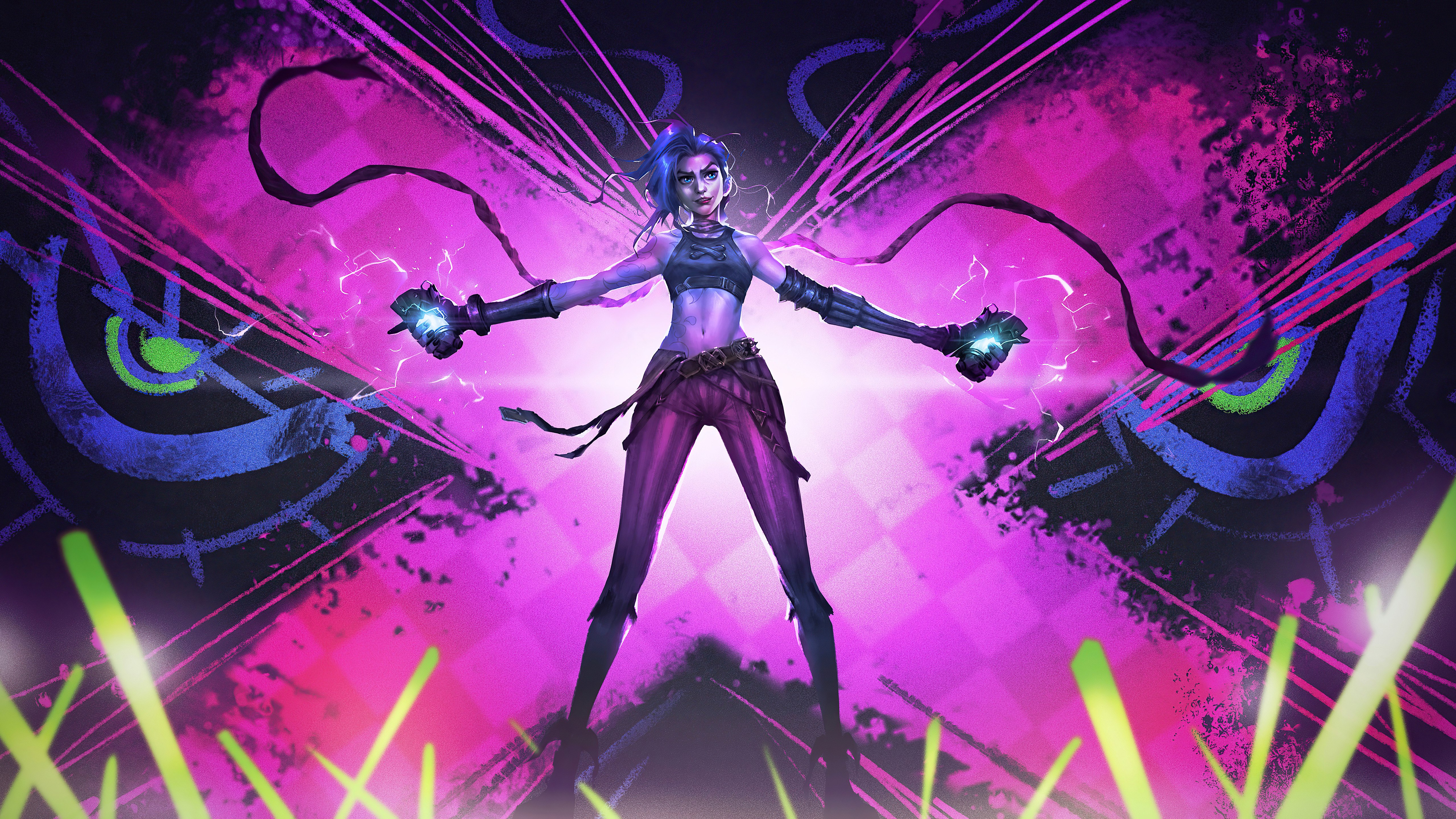 Arcane, 5K, Jinx, League of Legends, Série da Netflix