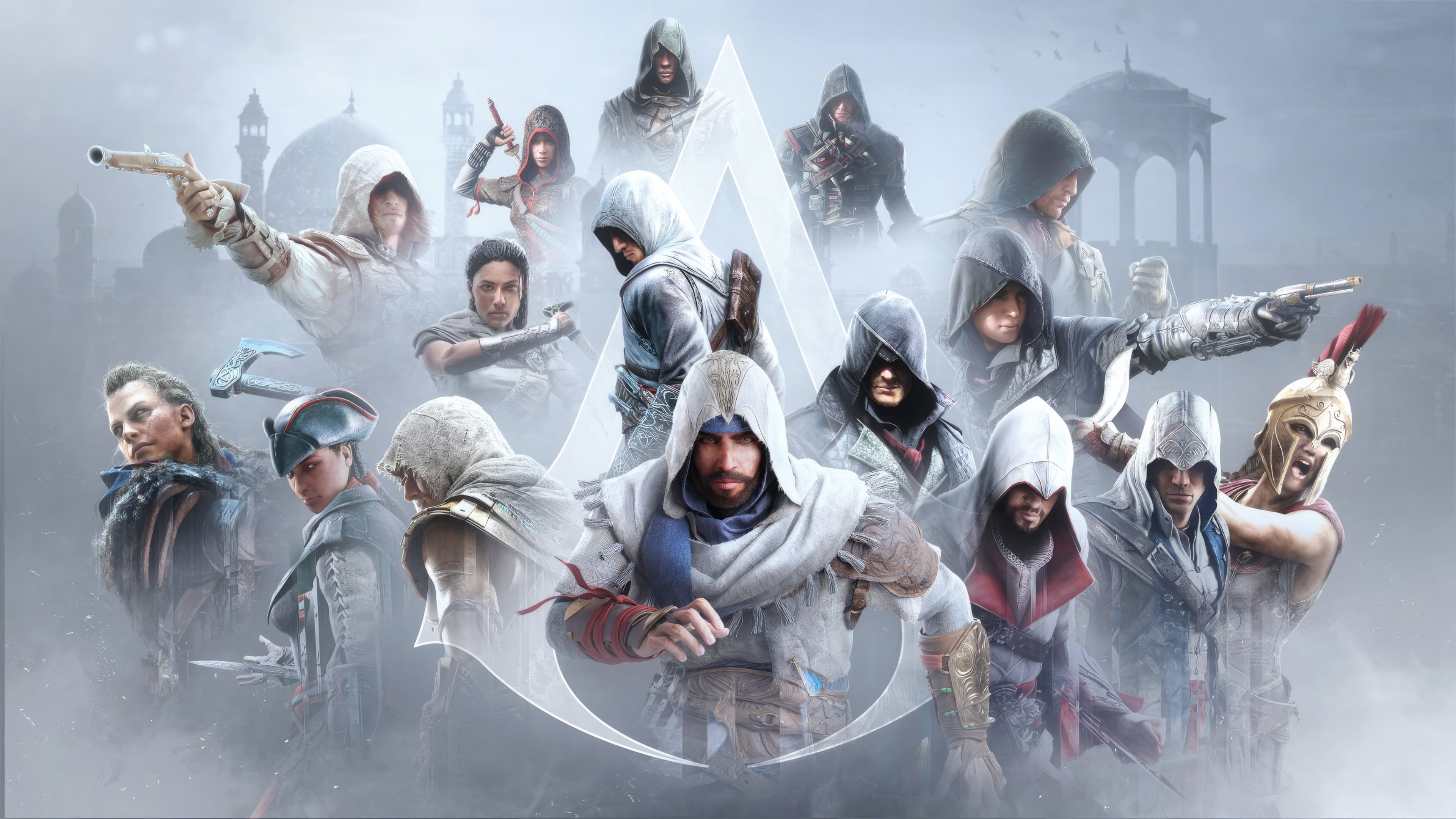 Assassin's Creed, Arte do jogo, Personagens, Mestres, Guerreiros, Lendas, Assassinos