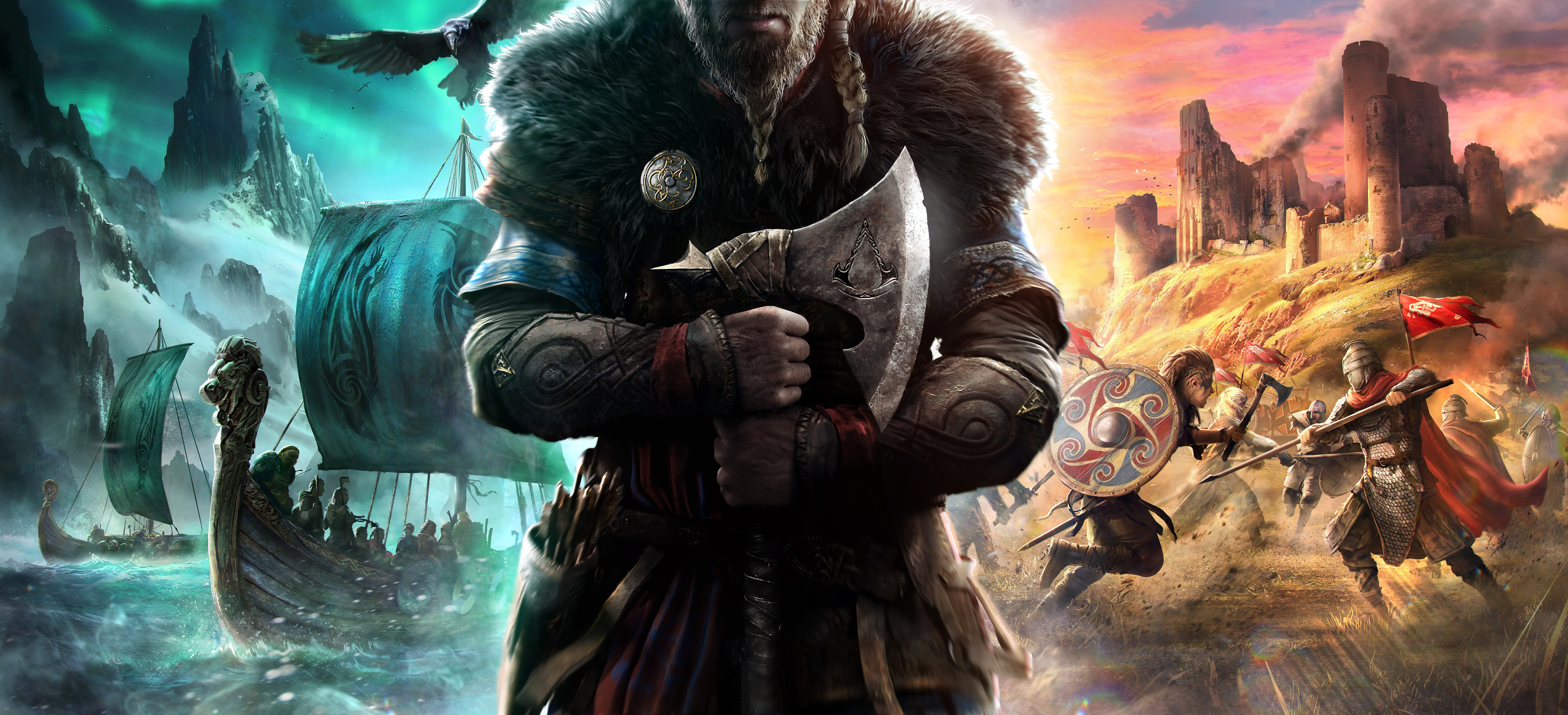 Assassin's Creed Valhalla, PlayStation 5, Eivor, Saqueadora viking, Jogos para PC, PlayStation 4, Xbox One, Xbox Series X, Jogos de 2020, 5K, 8K