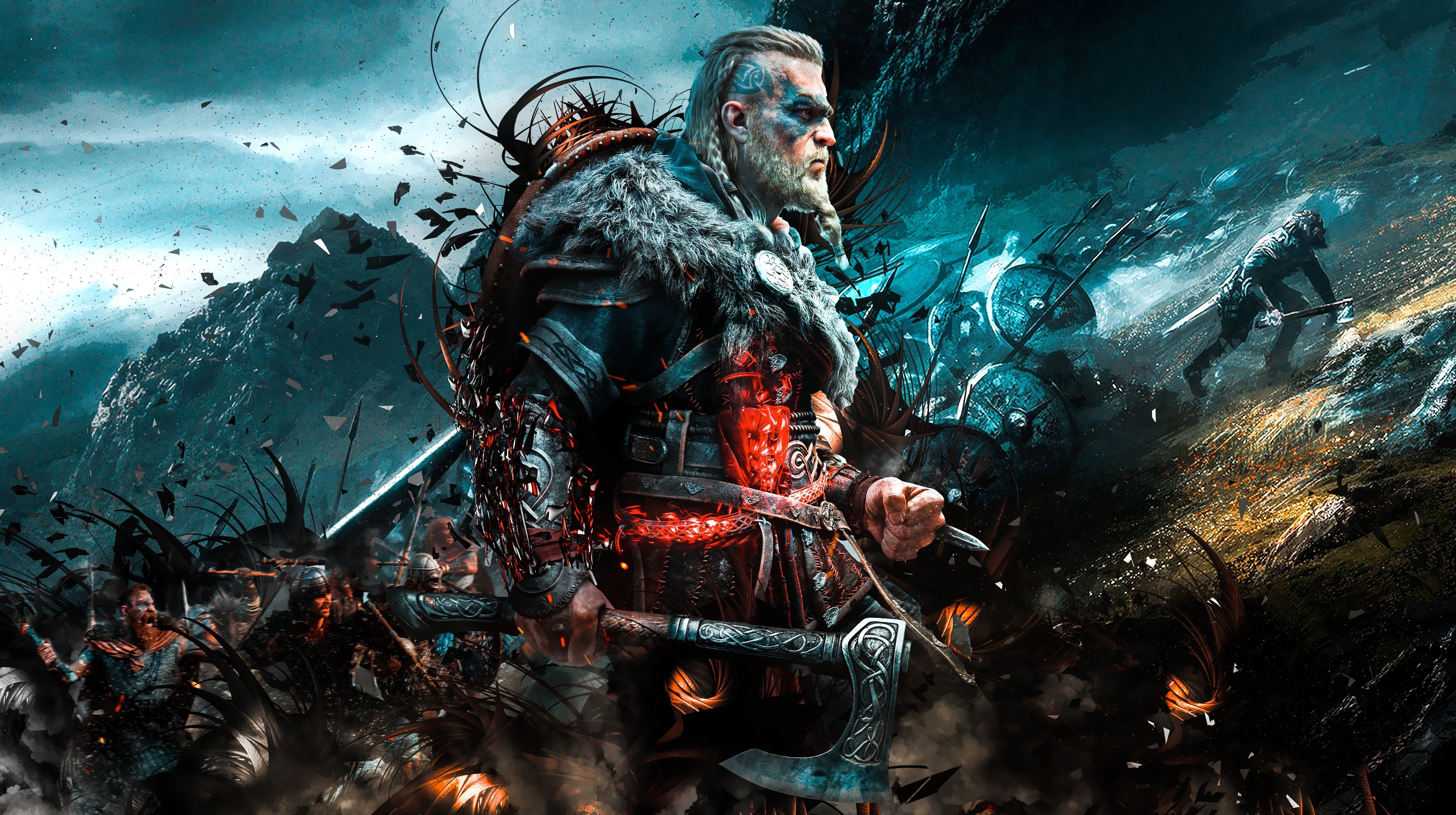 Assassin's Creed Valhalla, Saqueadora viking, Eivor, Jogos para PC, PlayStation 4, PlayStation 5, Xbox One, Xbox Series X, Jogos de 2020