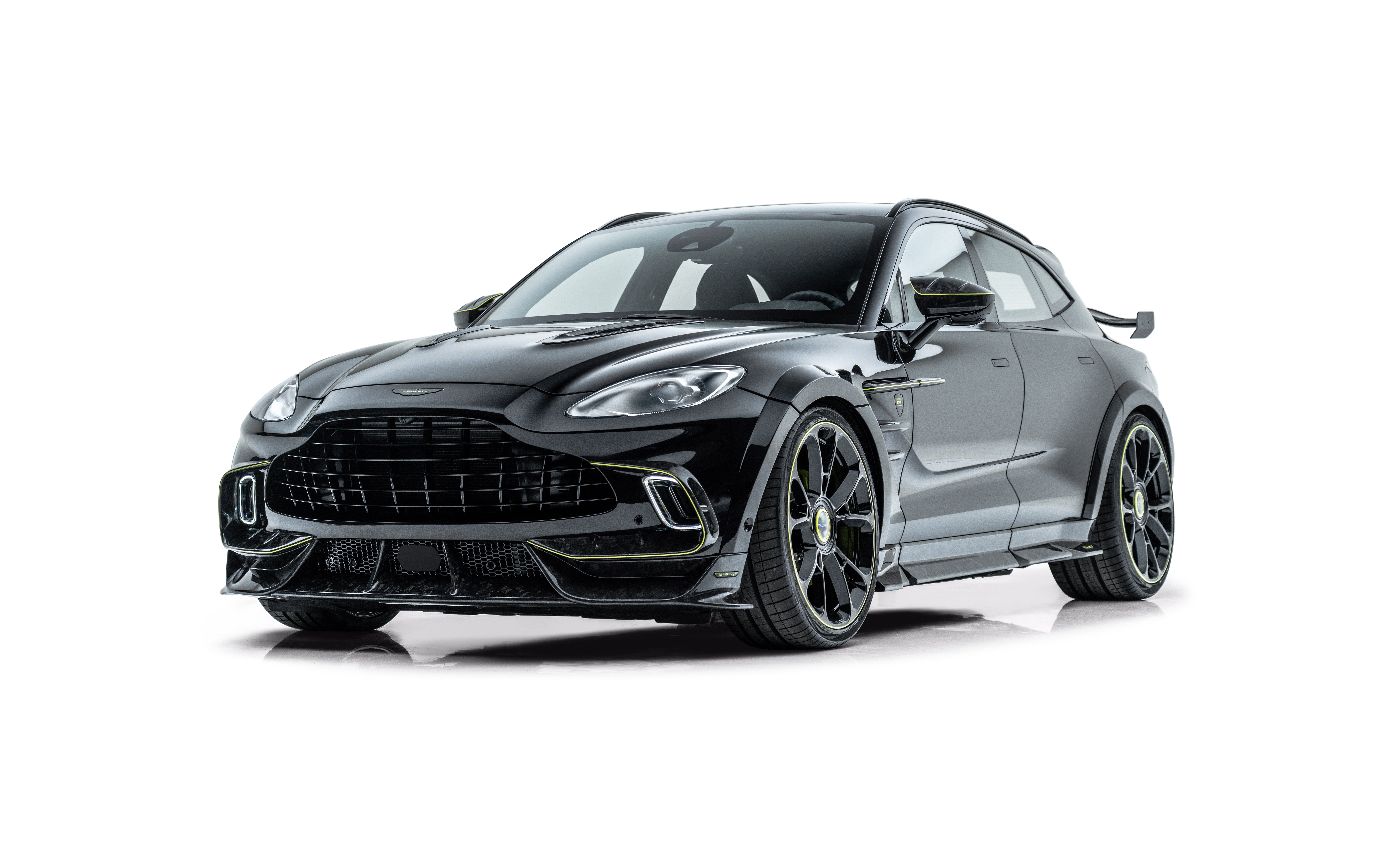 Aston Martin DBX, Mansory, 2021, 5K, 8K, Fundo branco