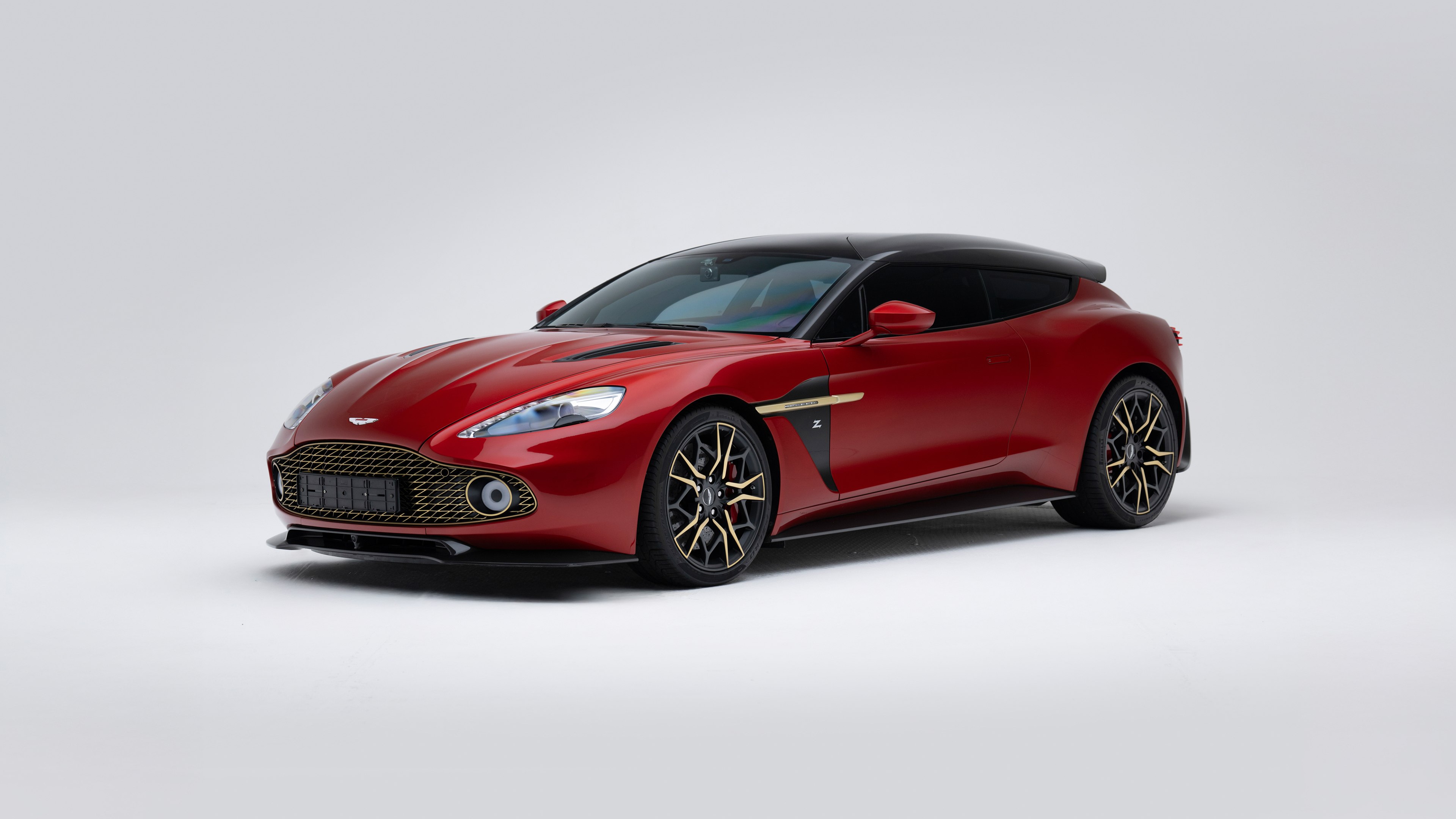 Aston Martin Vanquish, Carros vermelhos, Fundo branco
