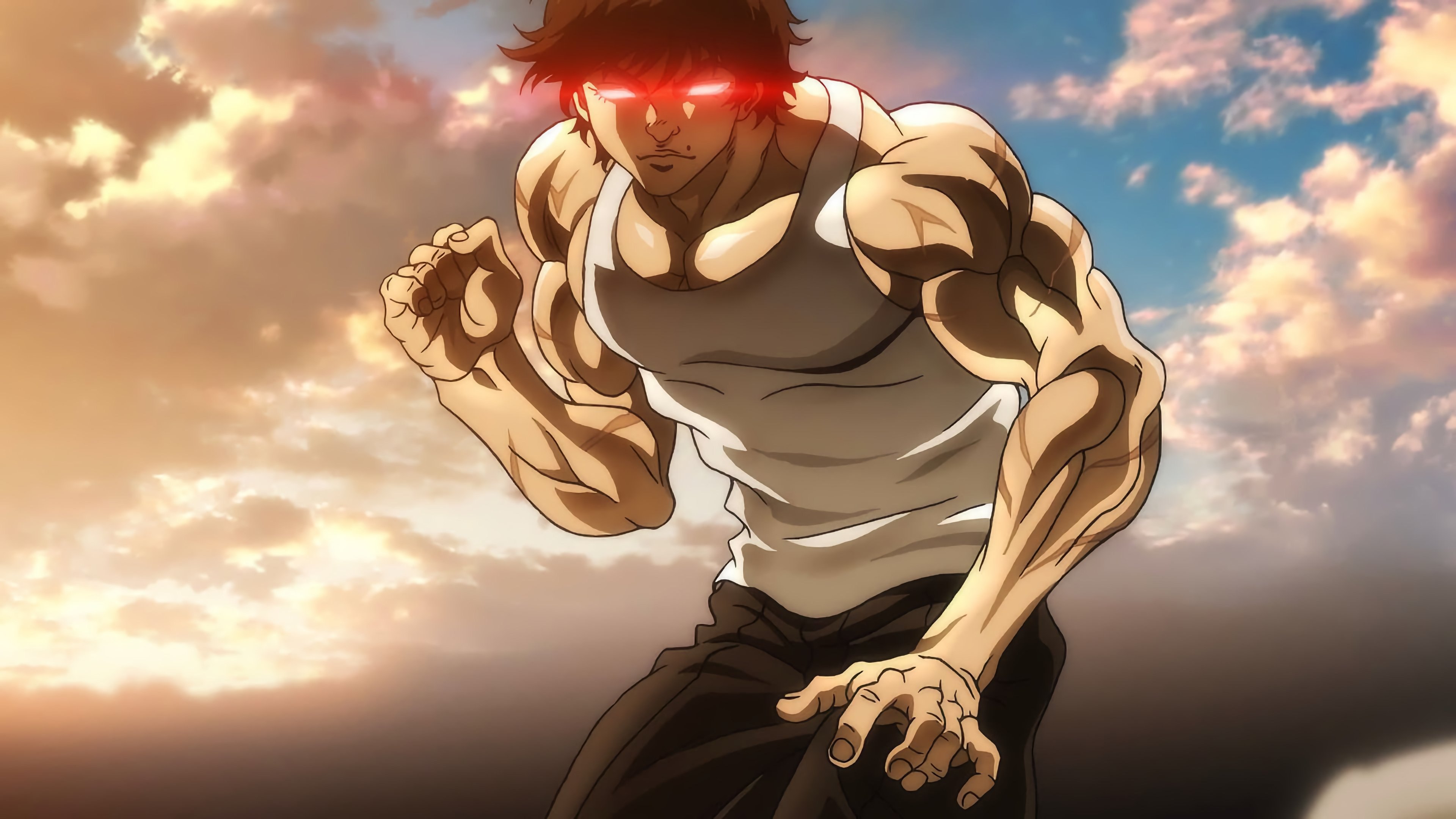 Baki Hanma, Baki the Grappler, Musculoso, Série de anime