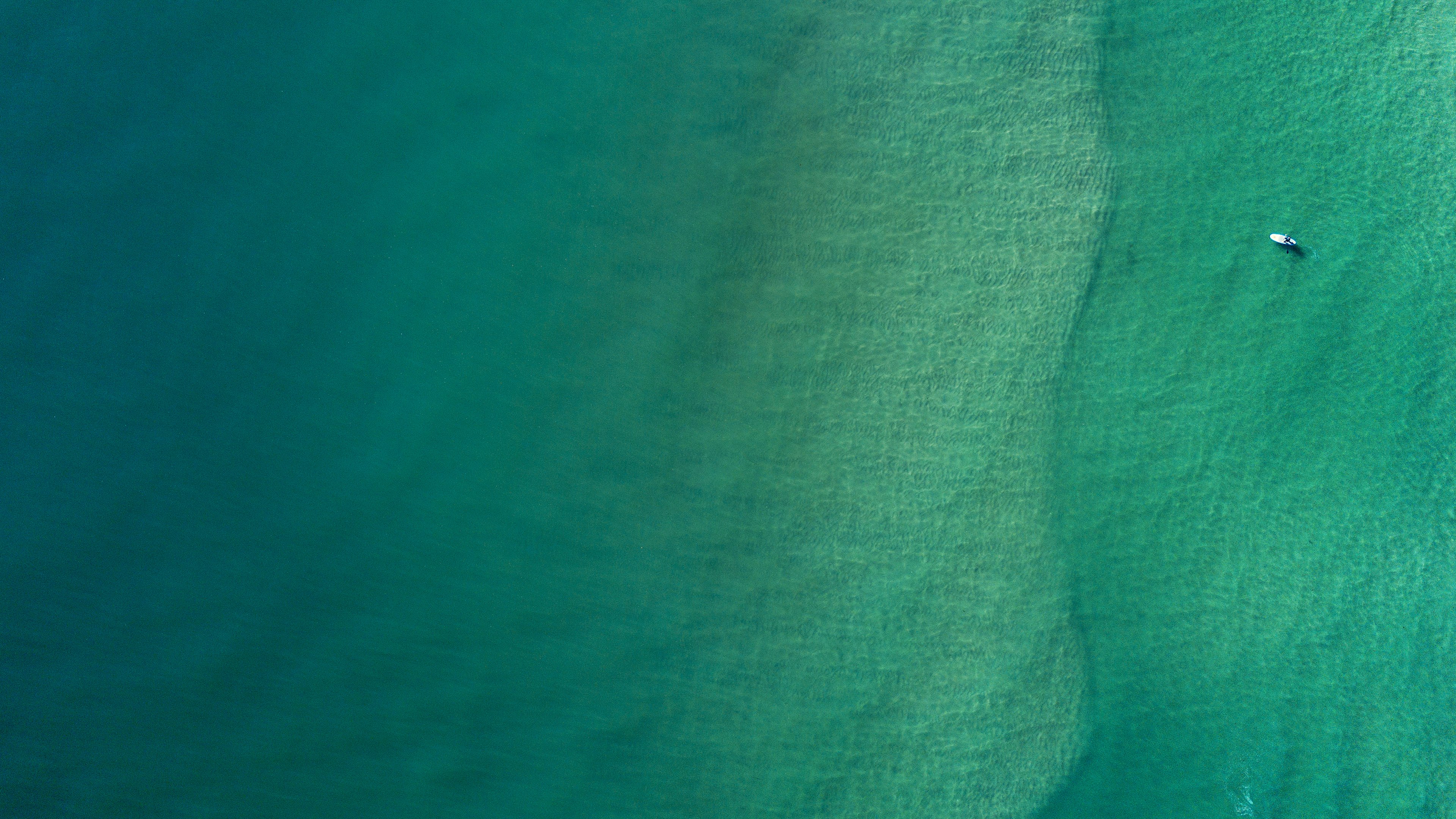 Barco, Oceano, Vista aérea, Estética verde