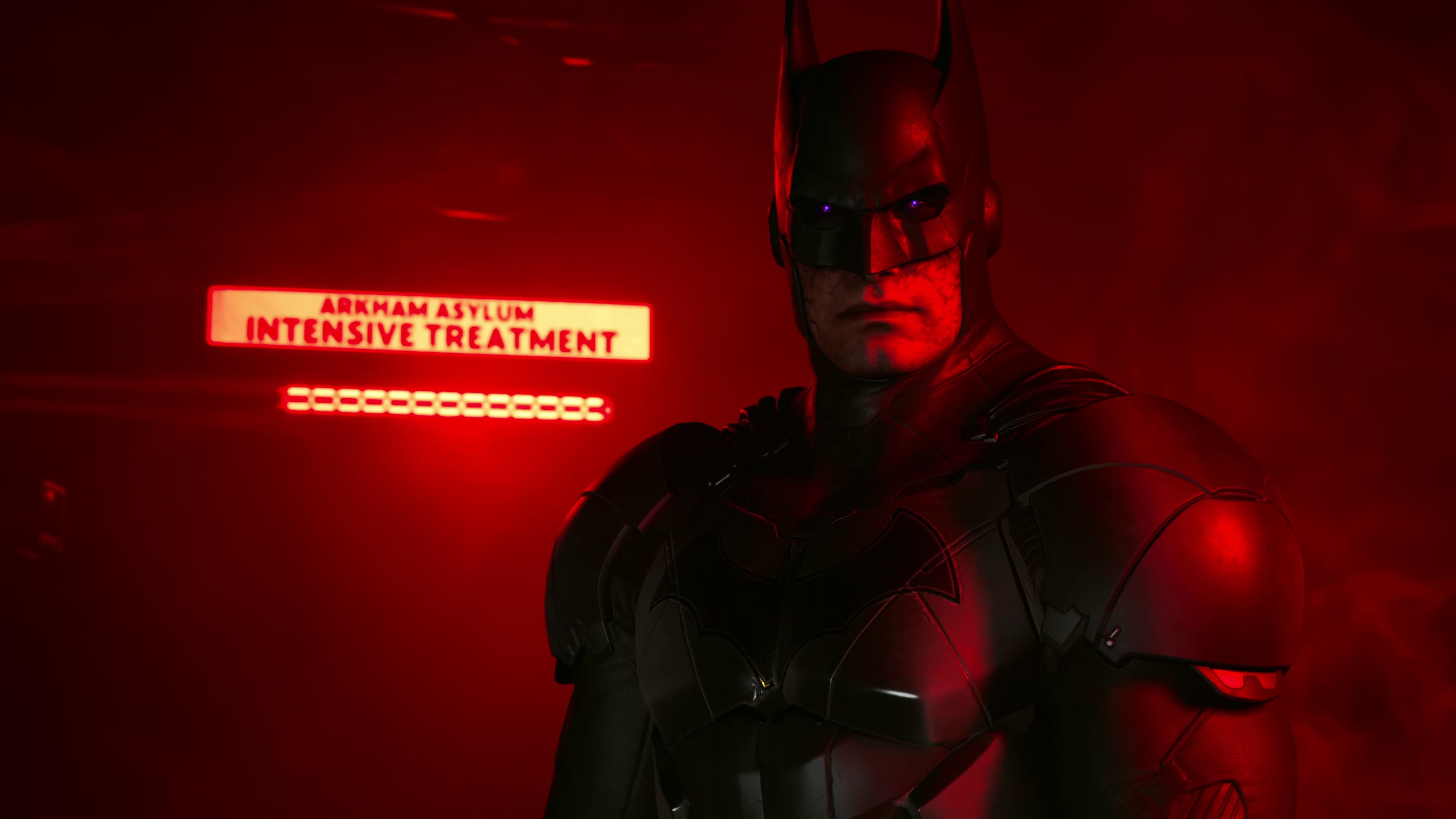 Batman, Suicide Squad: Kill the Justice League, Fundo vermelho, Vermelho escuro