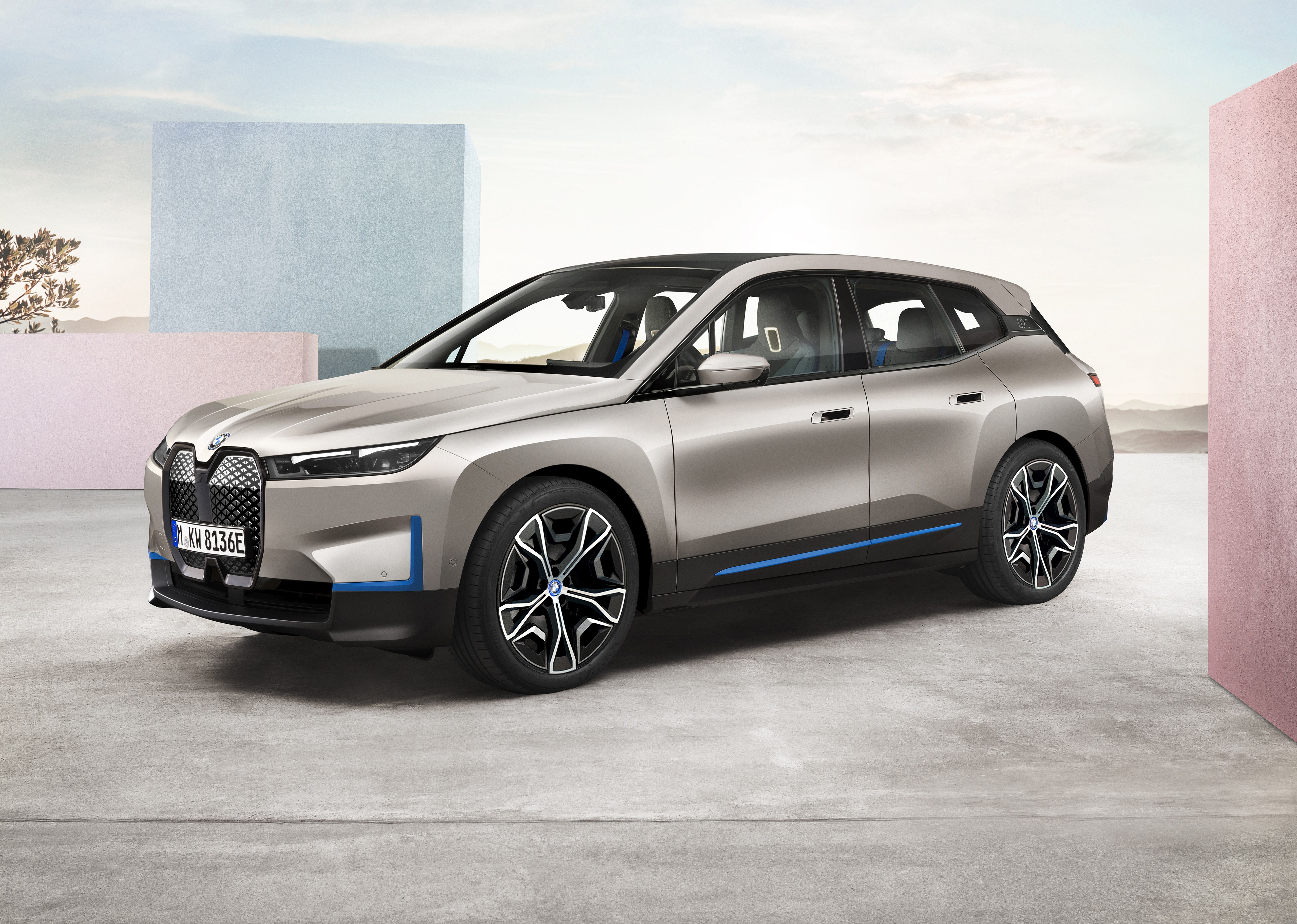 BMW iX, Carros elétricos, 2021, 5K