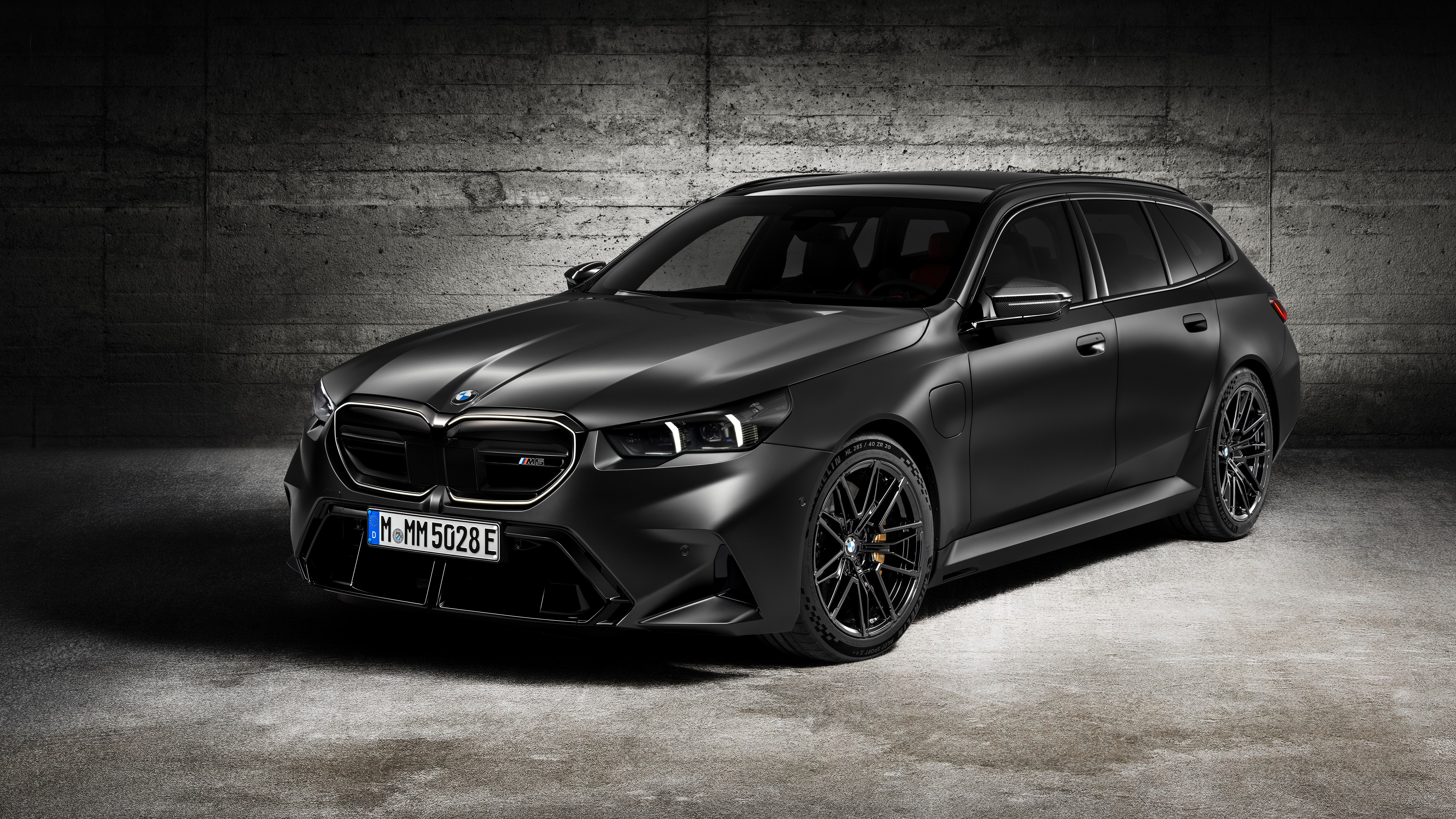 BMW M5, 2024, Carros pretos, 5K