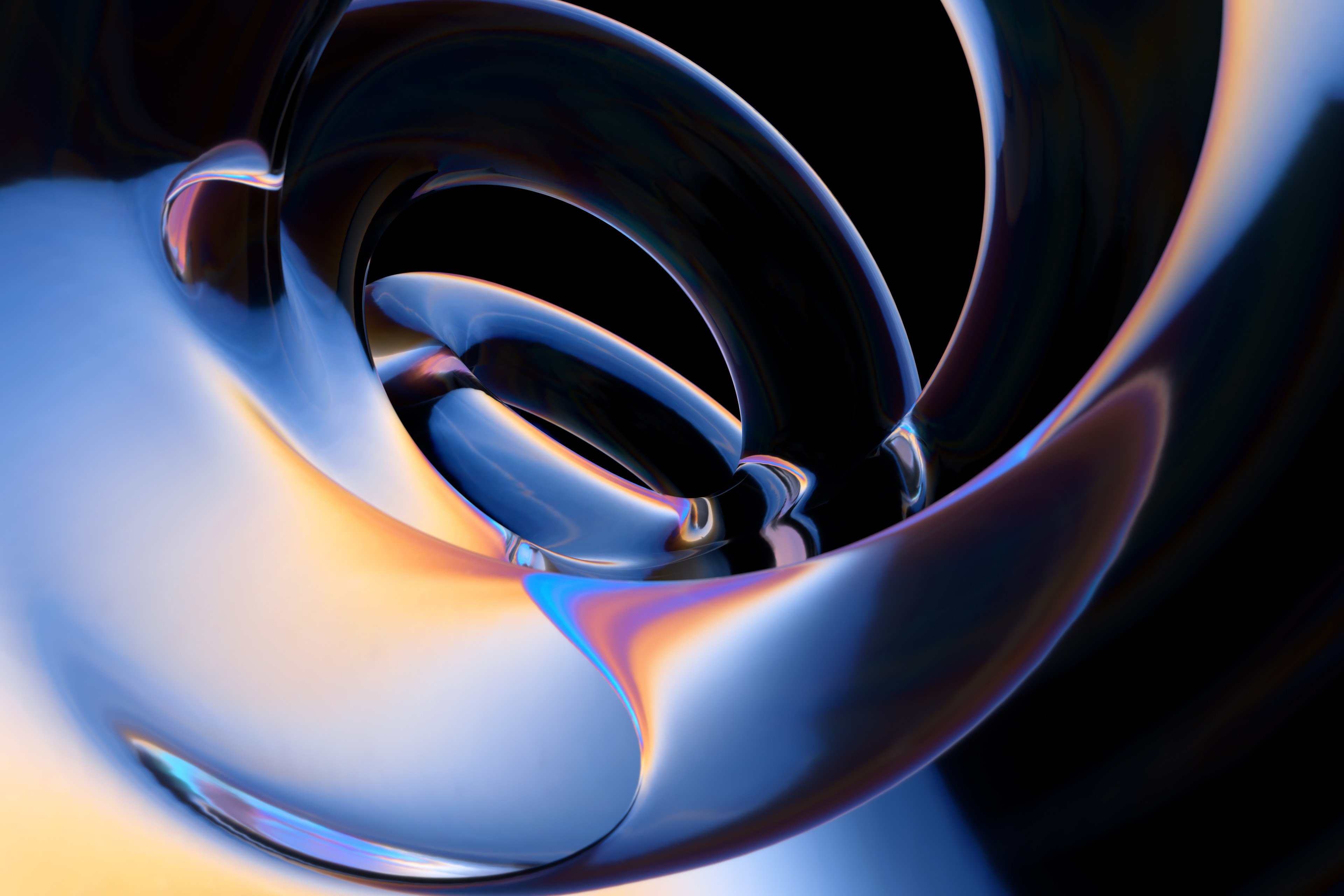 Brilhante, Fundo preto, Arte 3D