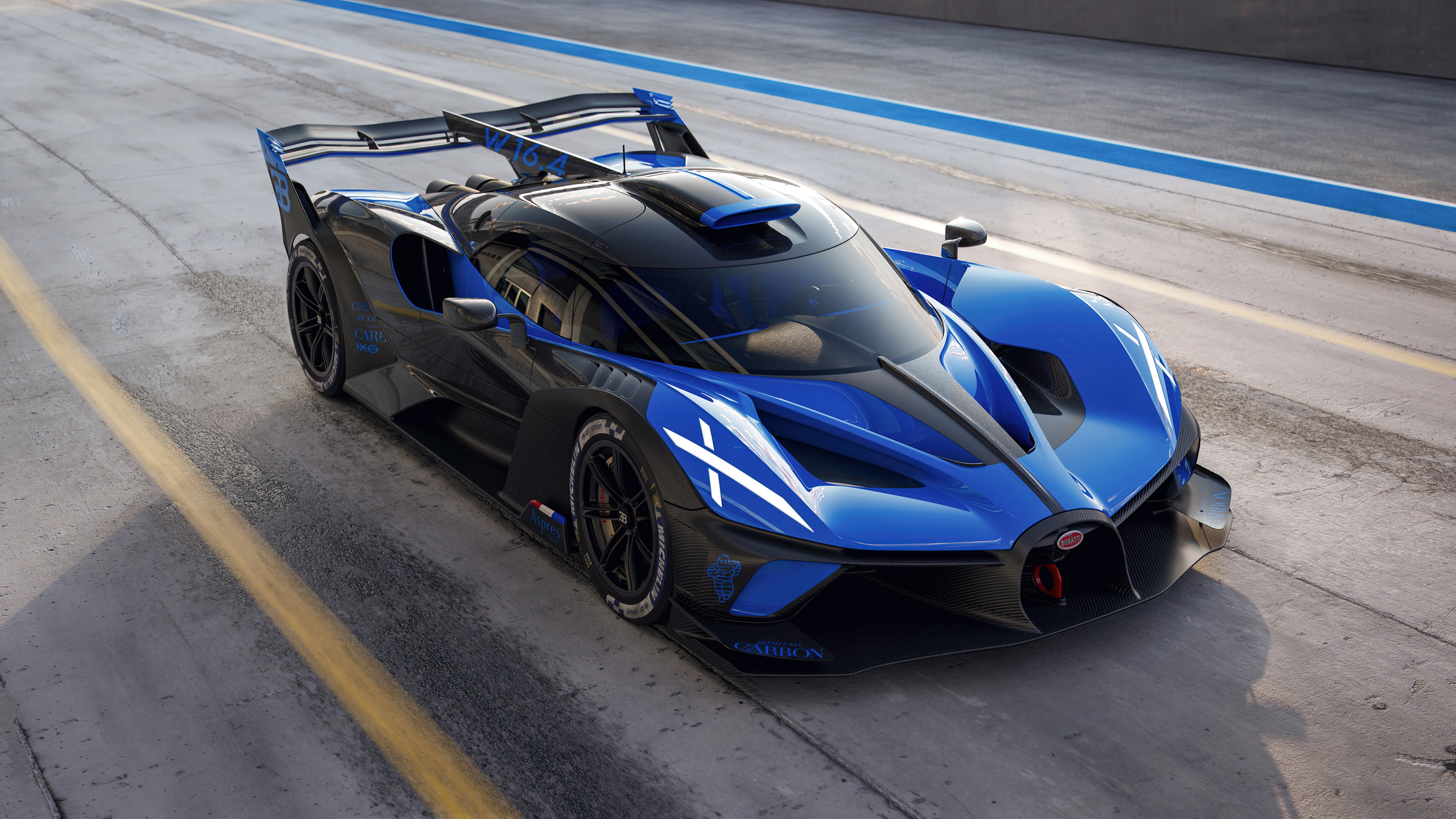 Bugatti Bolide, Pista de corrida, 5K, Carros de corrida