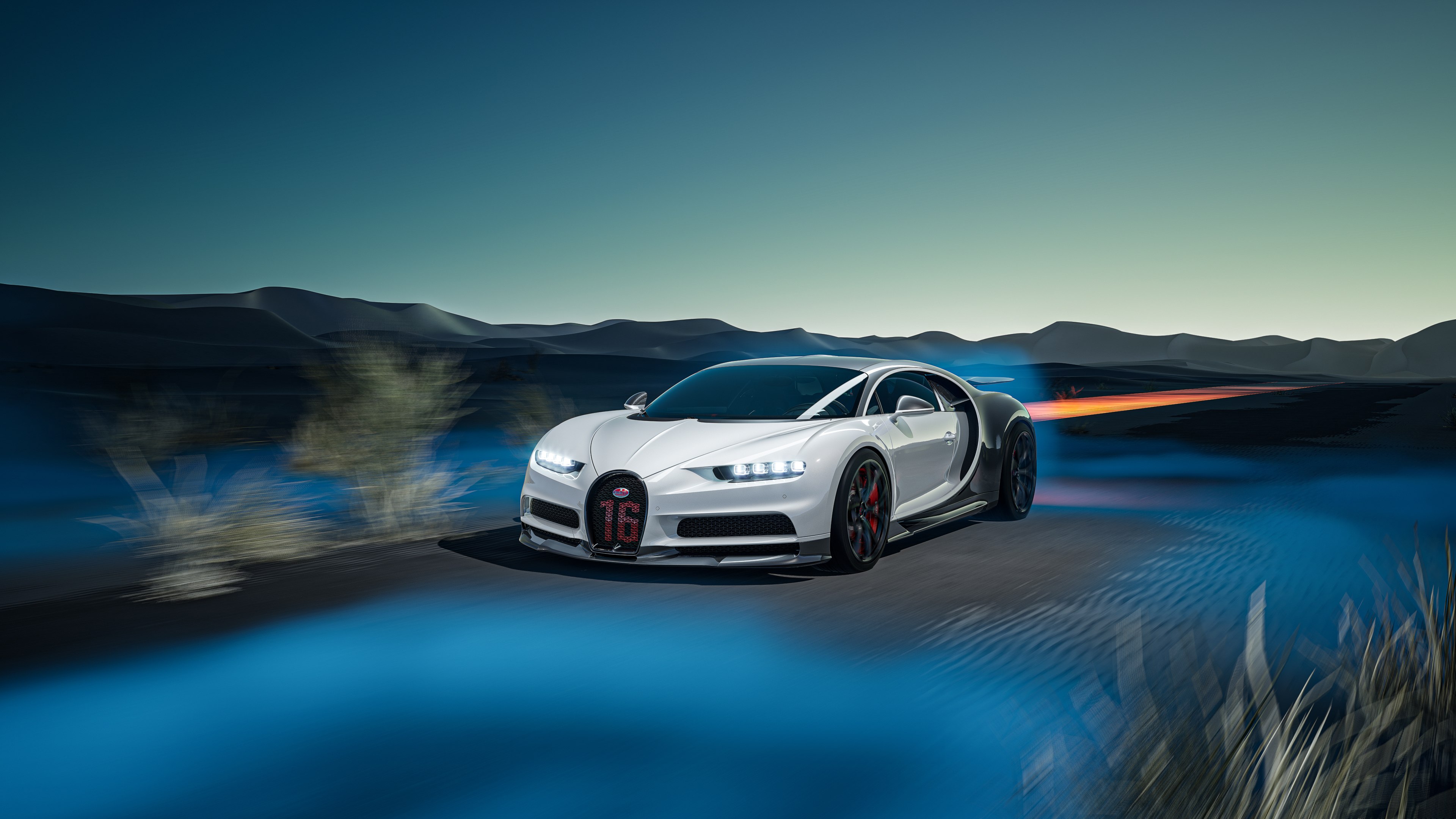 Bugatti Chiron, Estética, CGI, Ao ar livre