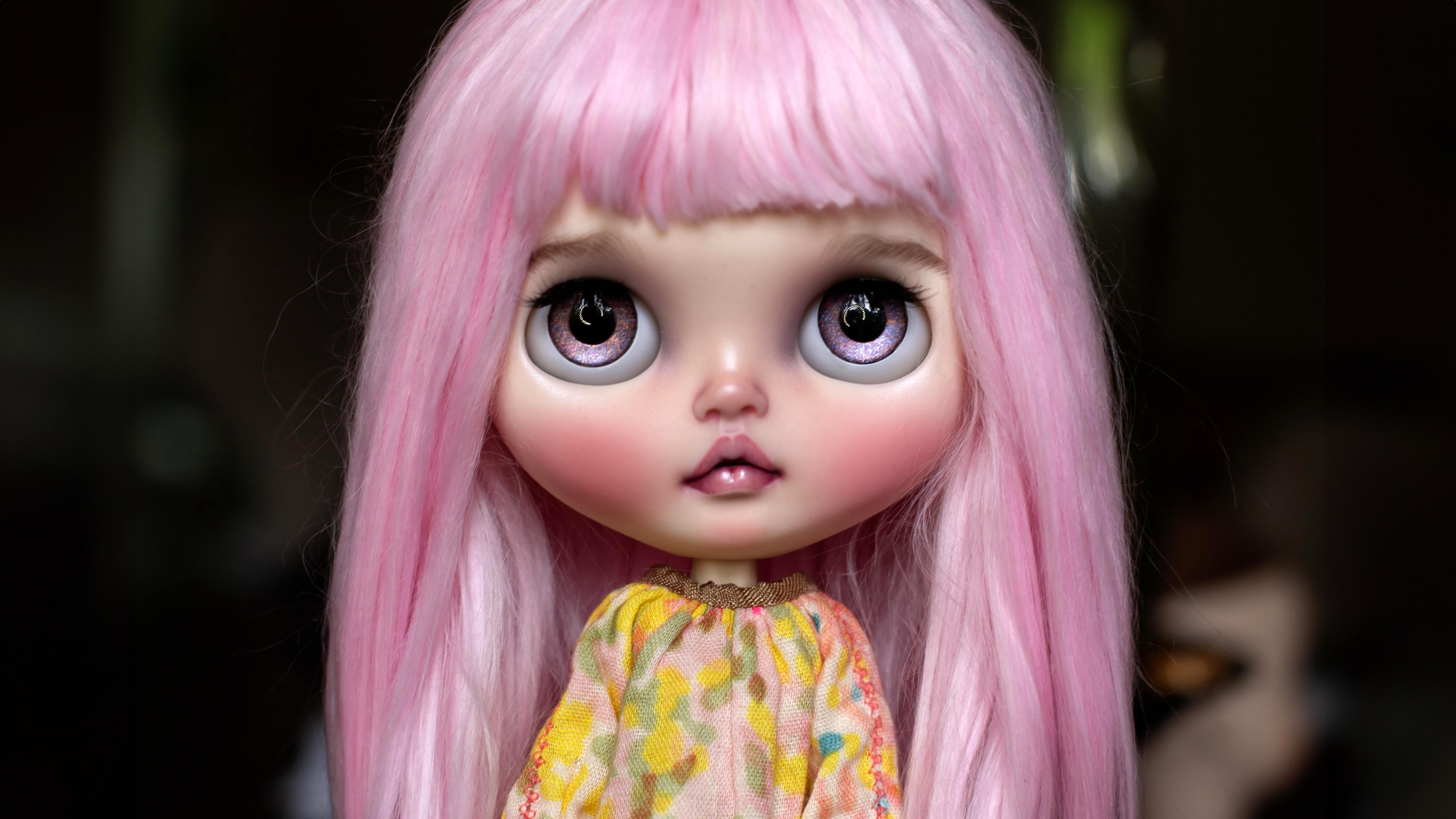 Cabelo rosa, Boneca Blythe, 5K, Boneca fofa