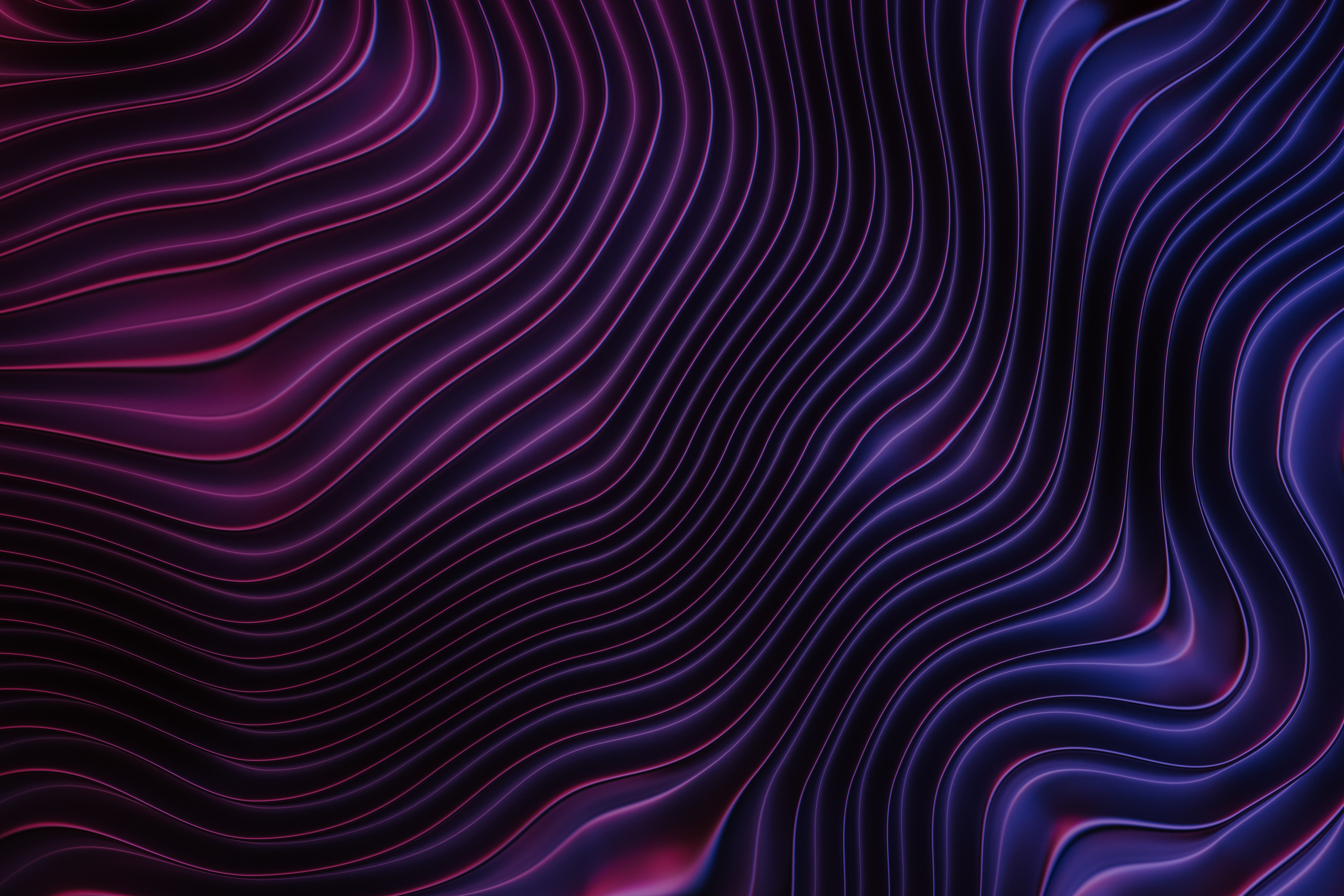 Camadas, Neon, Escuro, 5K
