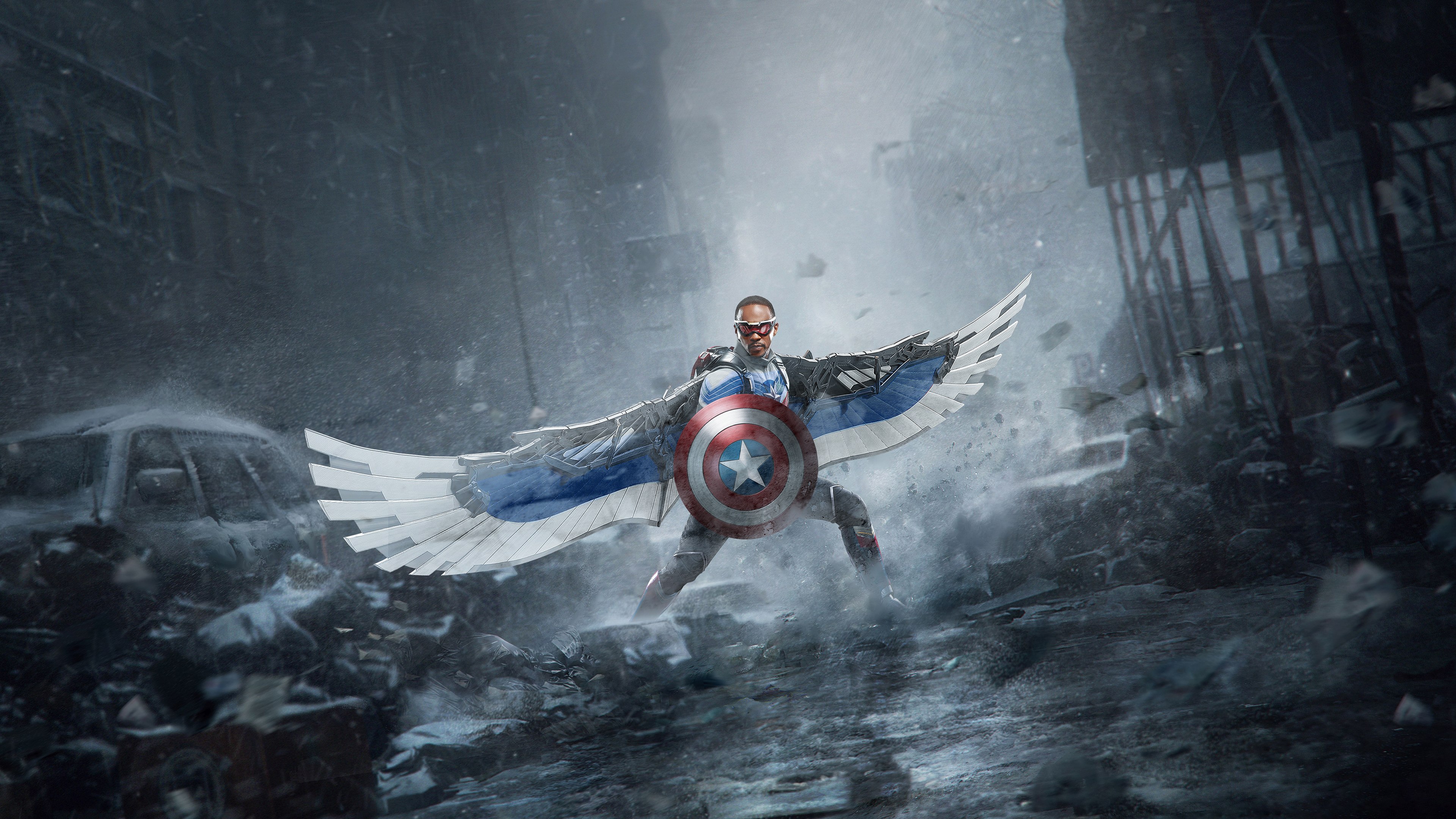 Capitão América, Falcão, Escudo, Marvel Comics, Falcão e o Soldado Invernal