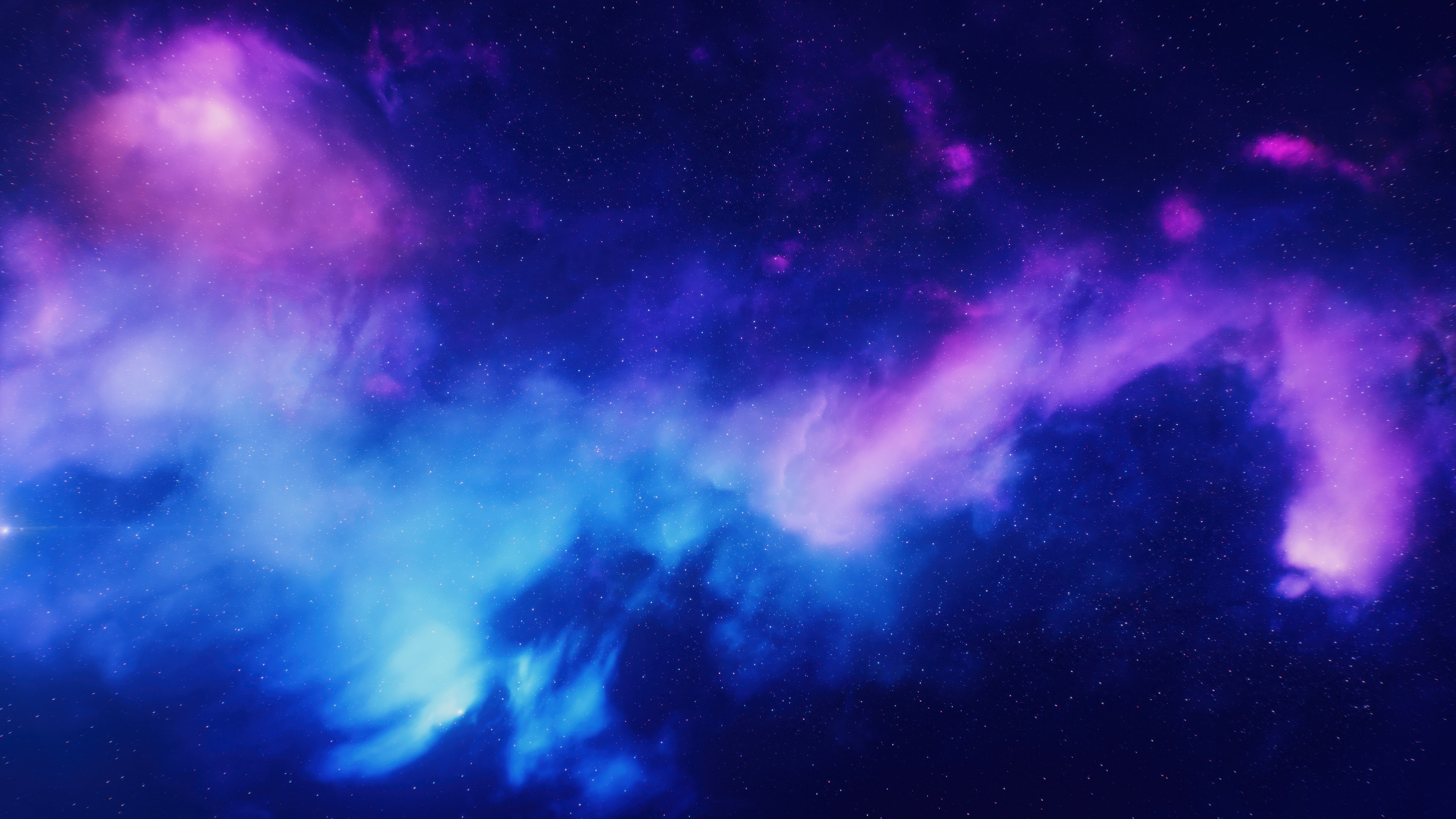 Cósmico, Nuvens, Estética azul, Espaço profundo, 5K, Galáxia, Céu estrelado, Celestial, Cosmos, Astronomia, Espaço sideral, Estrelas brilhantes