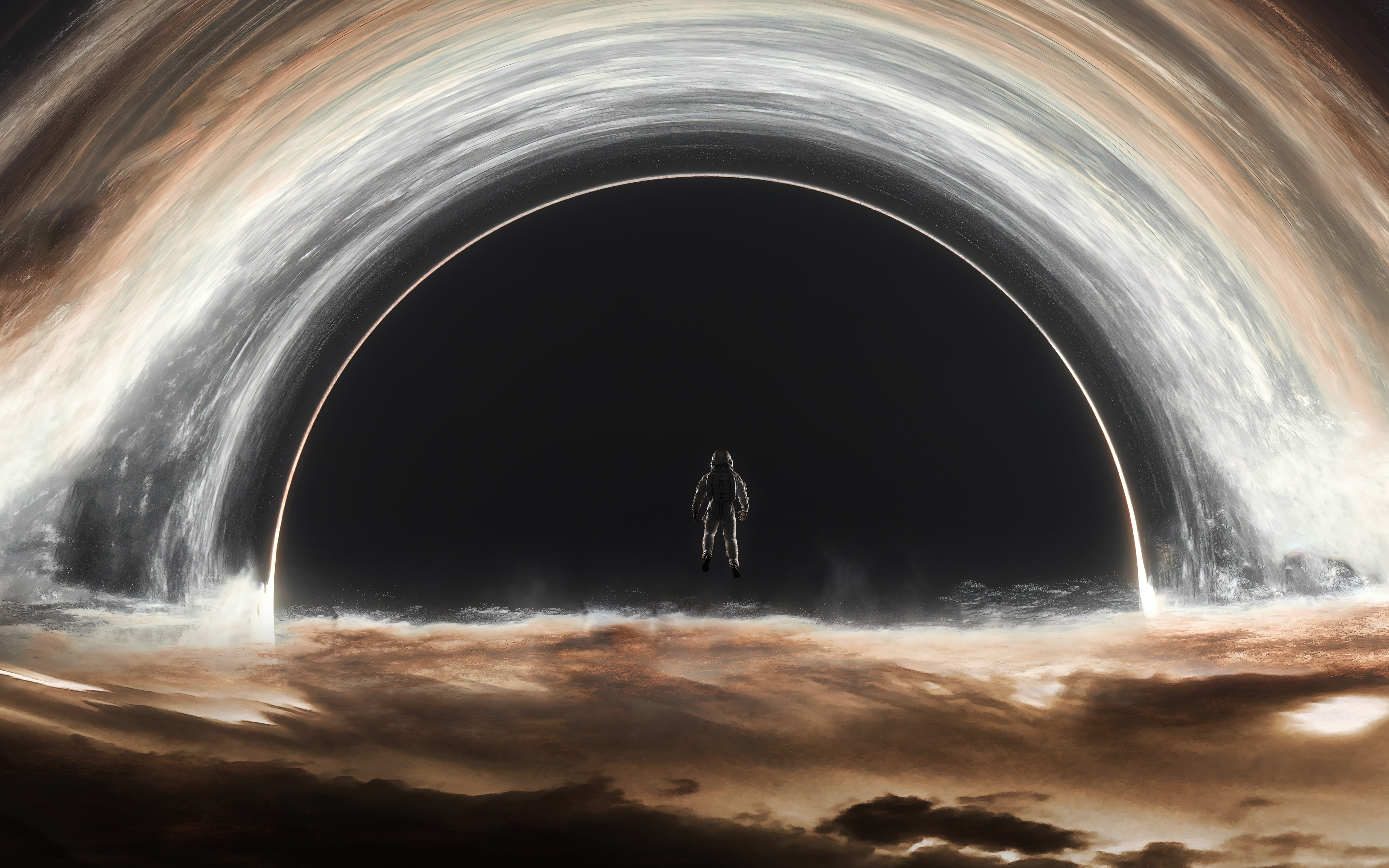 Cosmos, Buraco de minhoca, Astronauta, Buraco negro Gargantua, Interestelar, 5K
