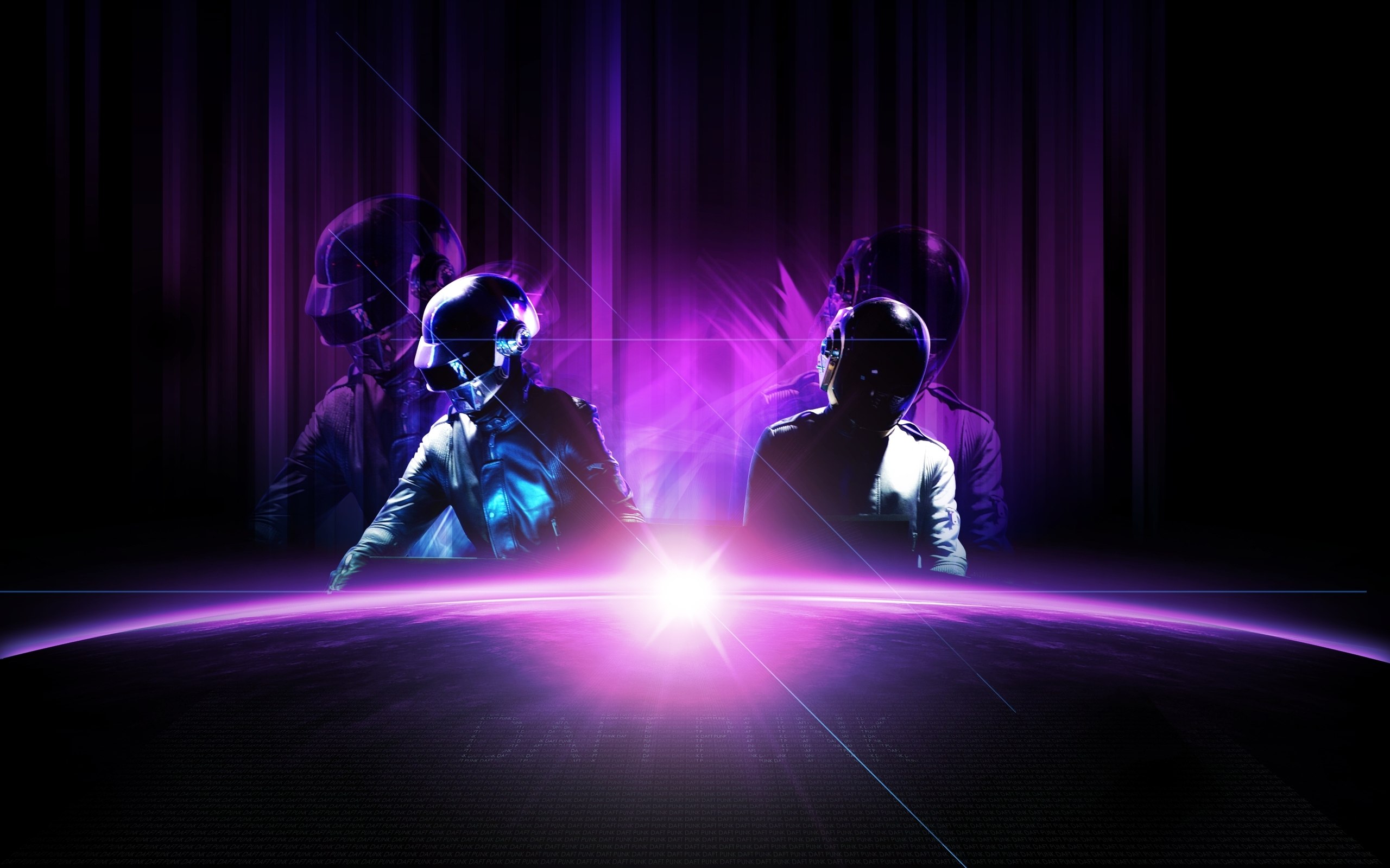 Daft Punk, Show ao vivo, Duo de música eletrônica, Roxo, Neon