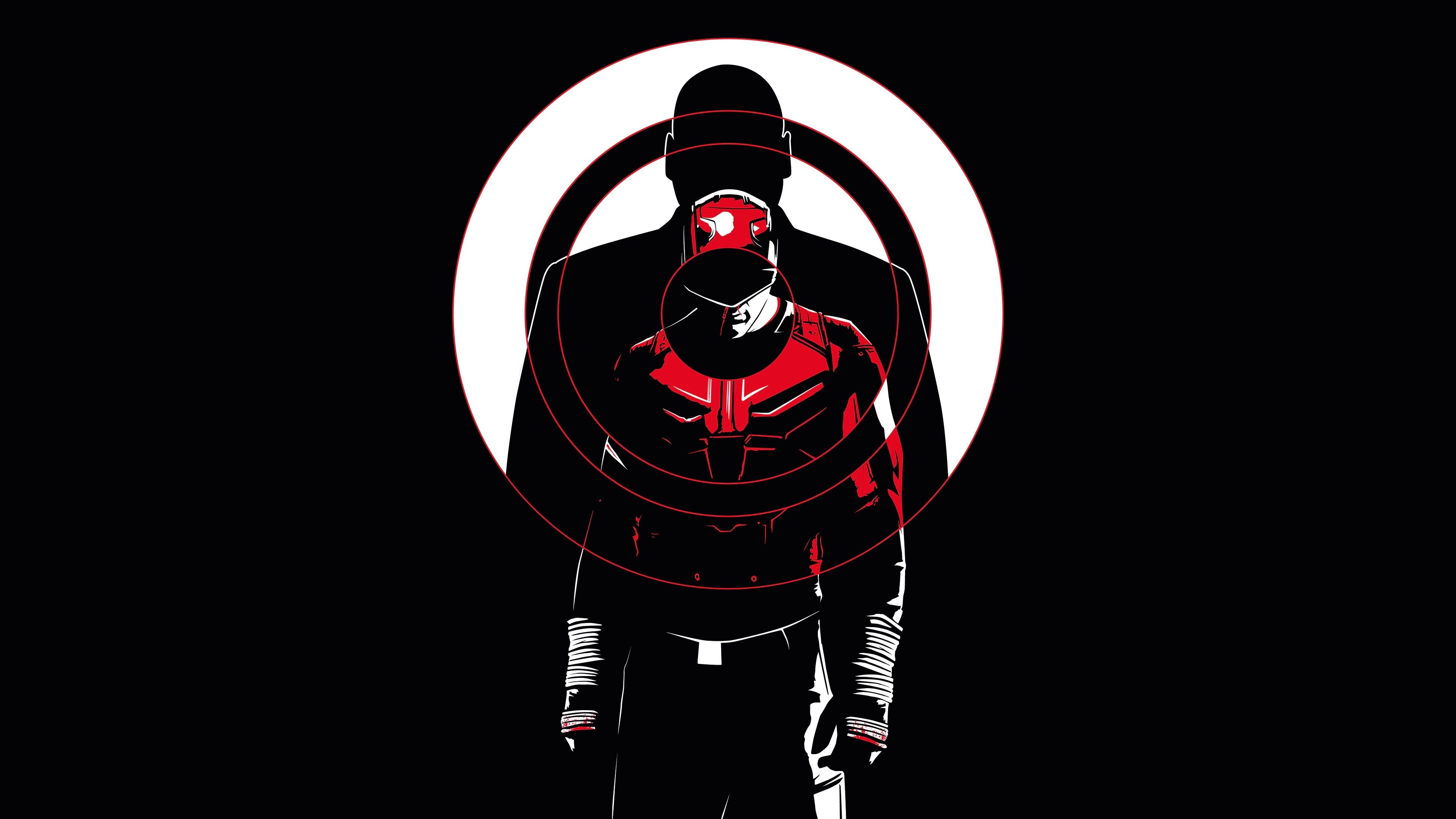 Demolidor, DC Comics, Super-heróis da DC, AMOLED, Fundo preto