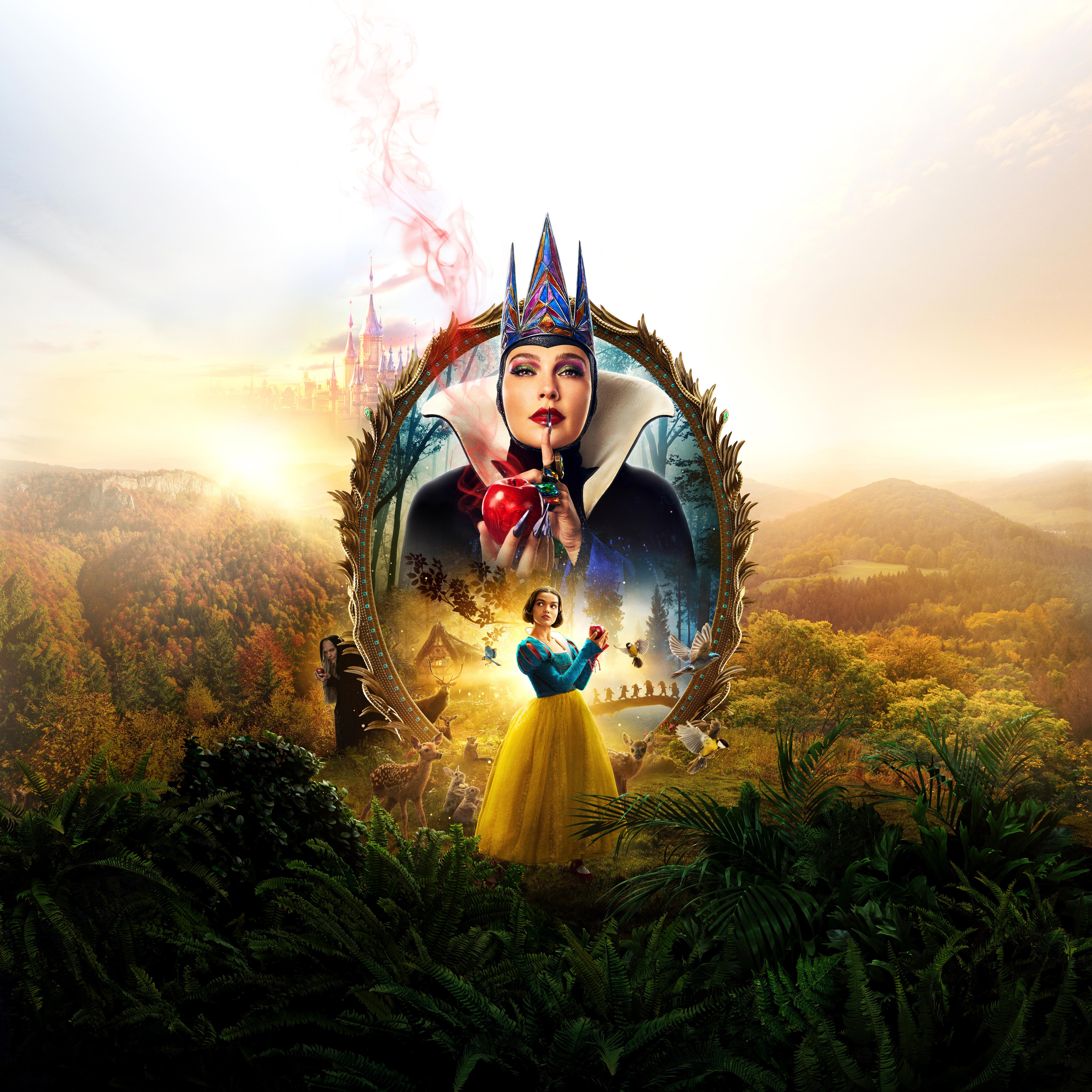 Disney, Branca de Neve, Gal Gadot, Rachel Zegler, Filmes da Disney, Princesa da Disney, 5K, Filmes de 2025