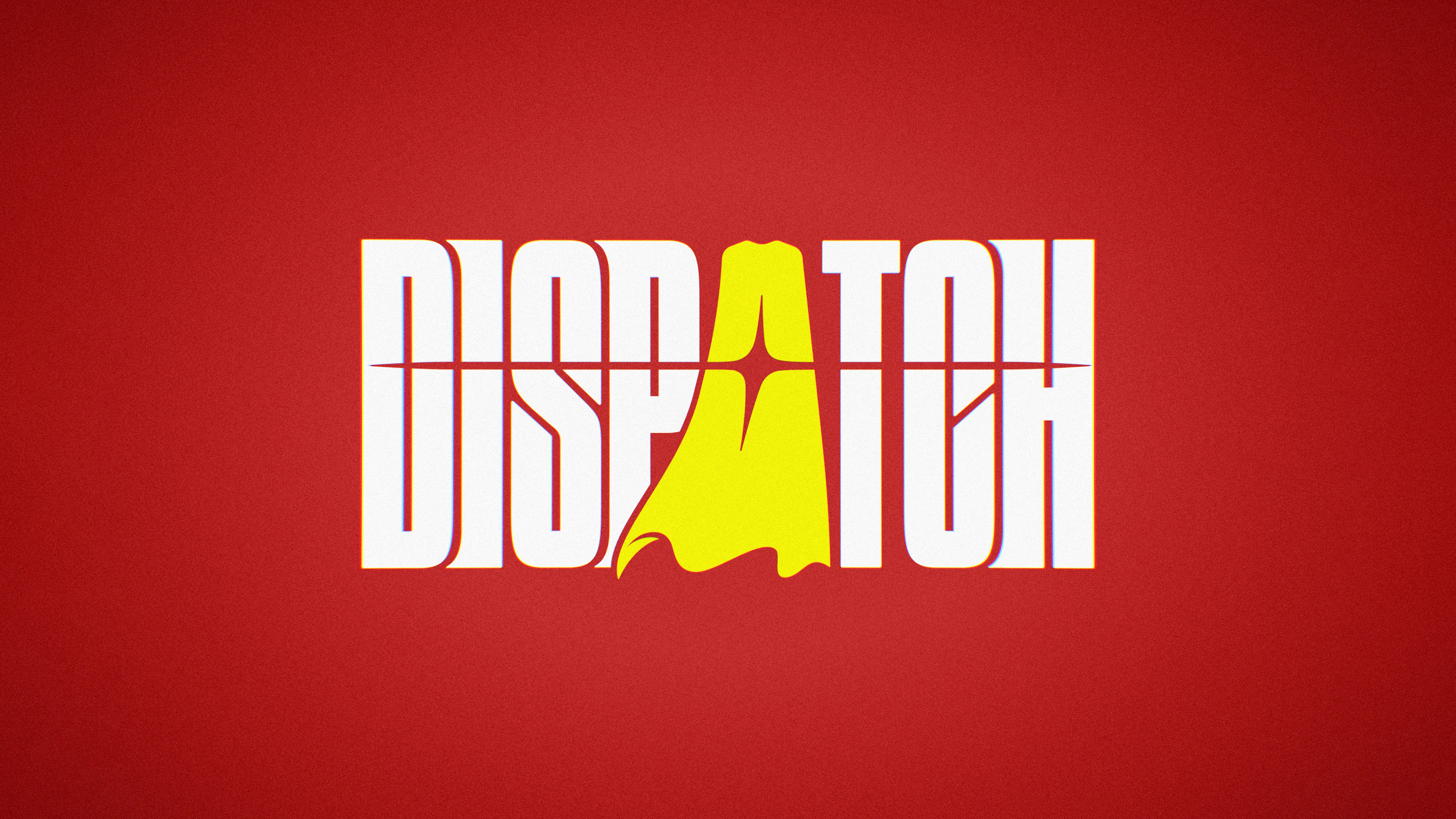 Dispatch, Logo, Fundo vermelho, Jogos de 2025