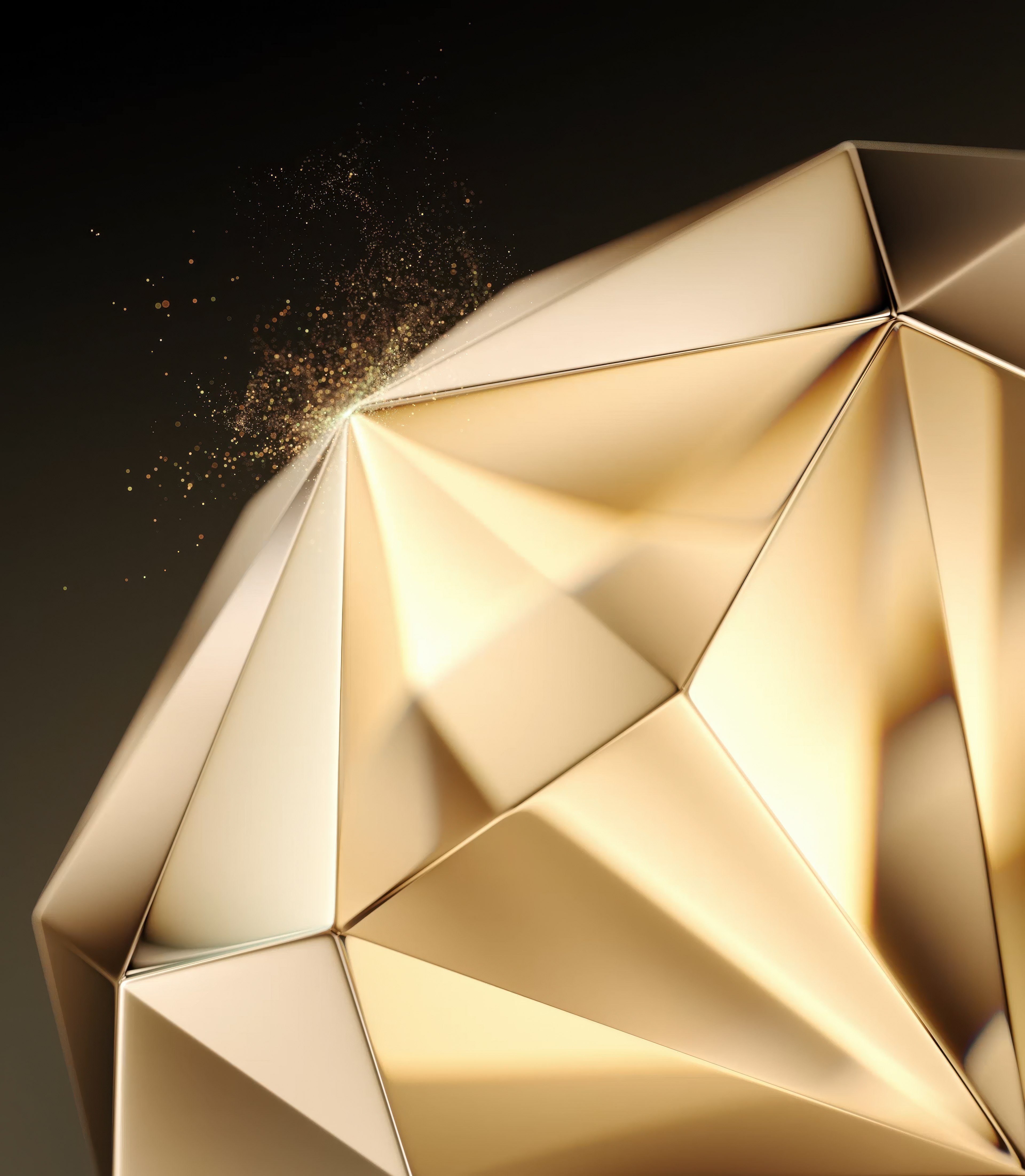 Dourado, Diamante, Tecno Phantom V Fold 2 Stock, Fundo escuro
