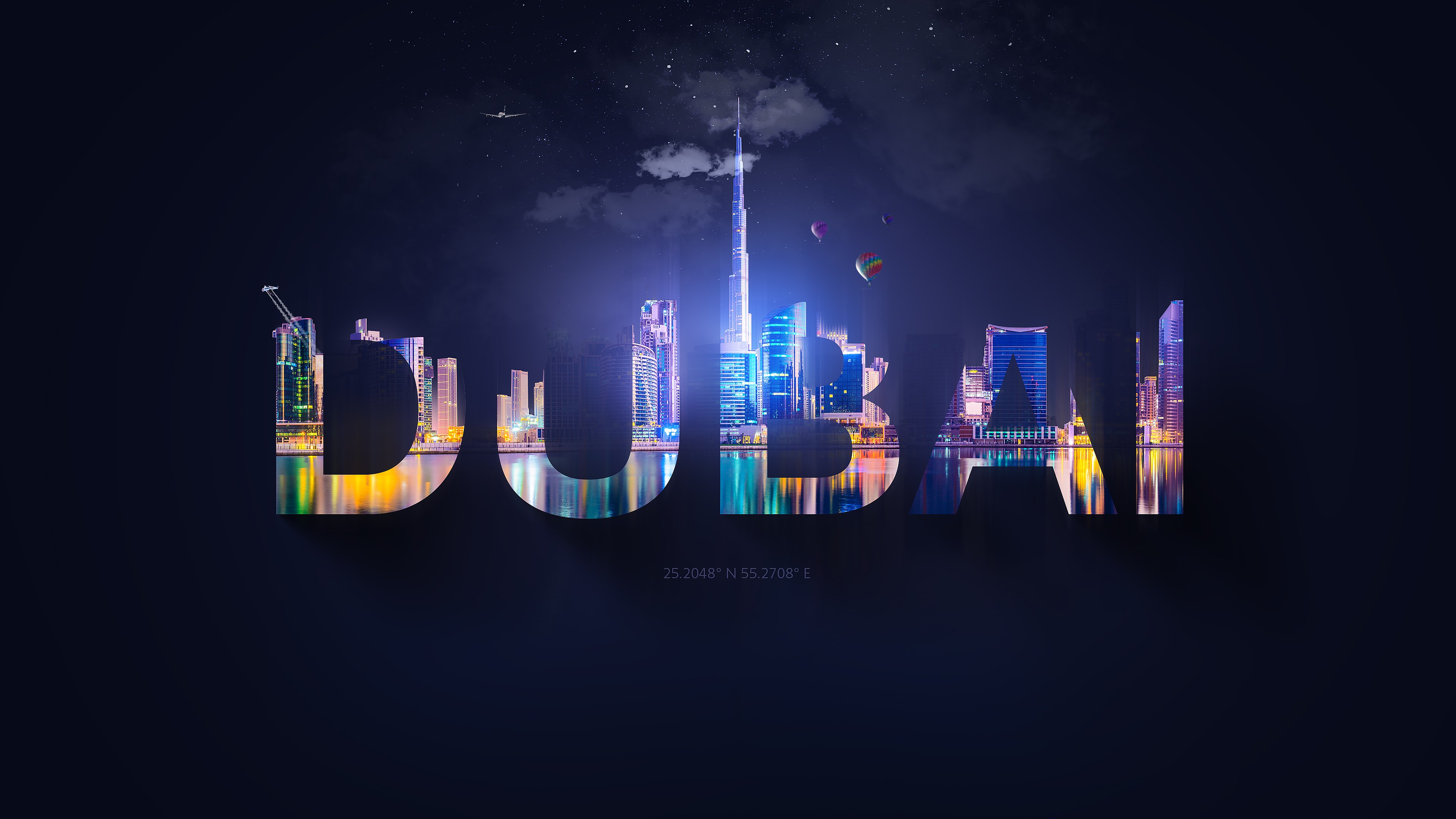 Dubai, Tipografia, Arte digital