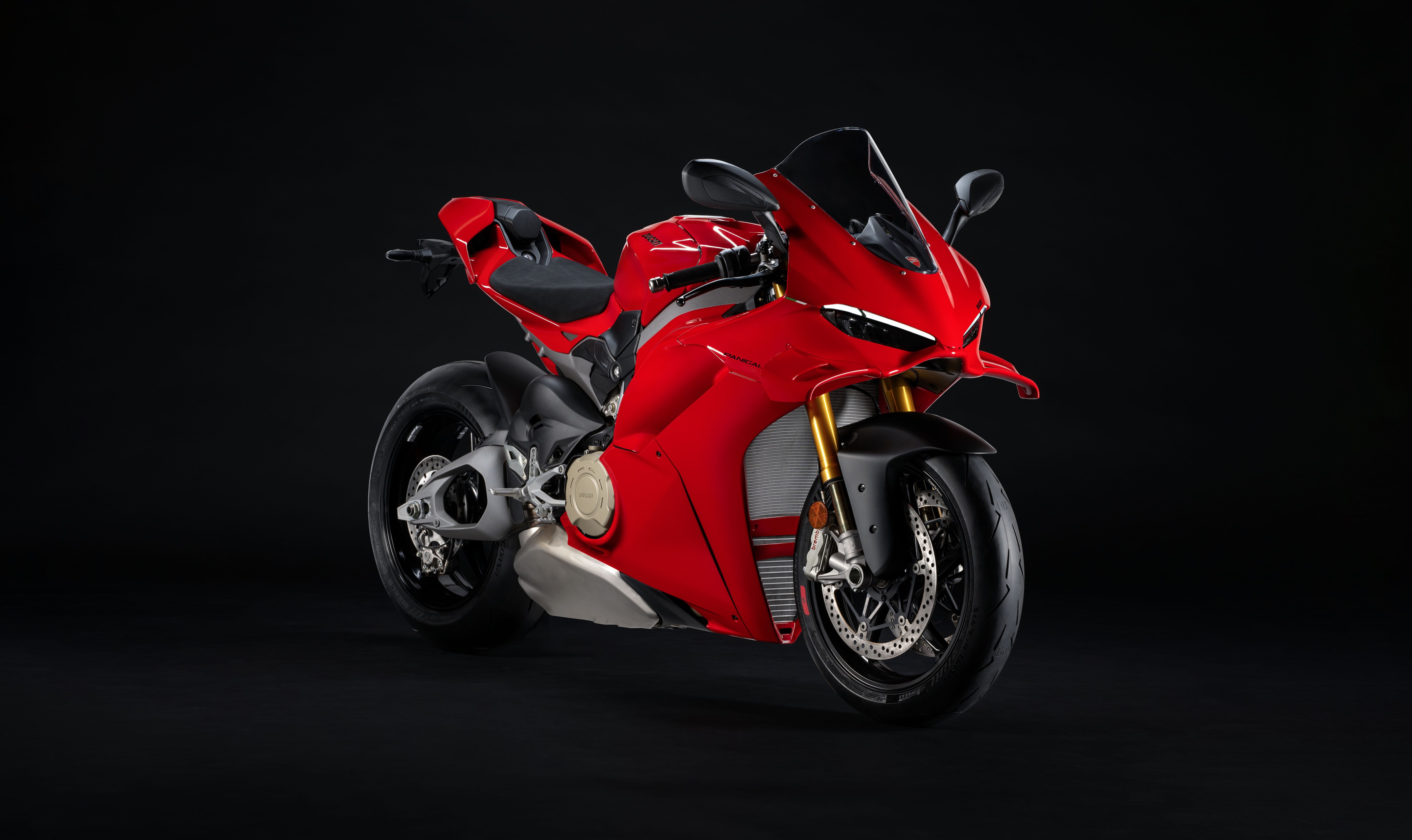 Ducati Panigale V4 S, 2025, Fundo escuro, Motos esportivas, 5K