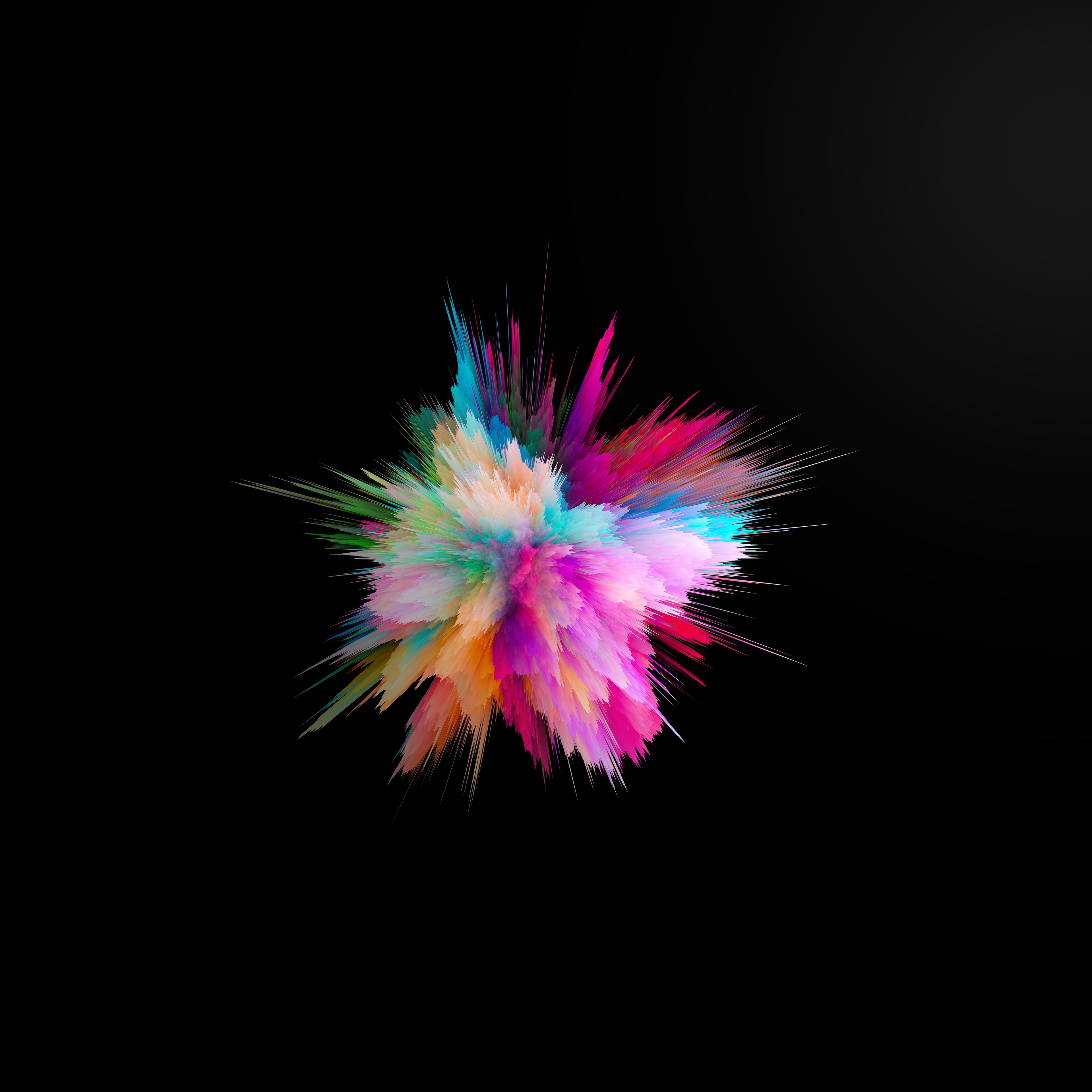 Explosão de cores, CGI, Colorido, Explosão, Cósmico, Fundo preto