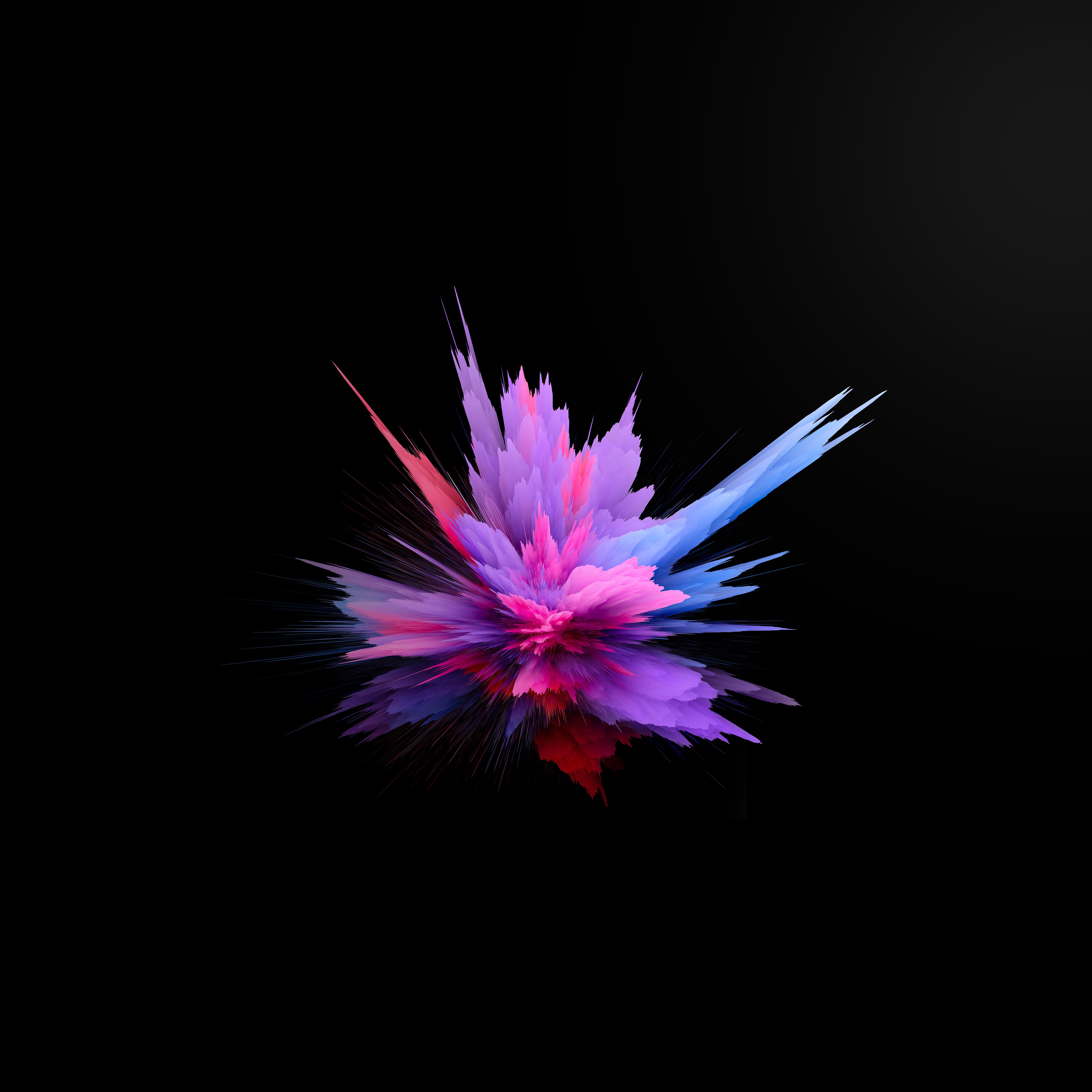 Explosão de cores, Colorido, Explosão, CGI, Cósmico, Fundo preto