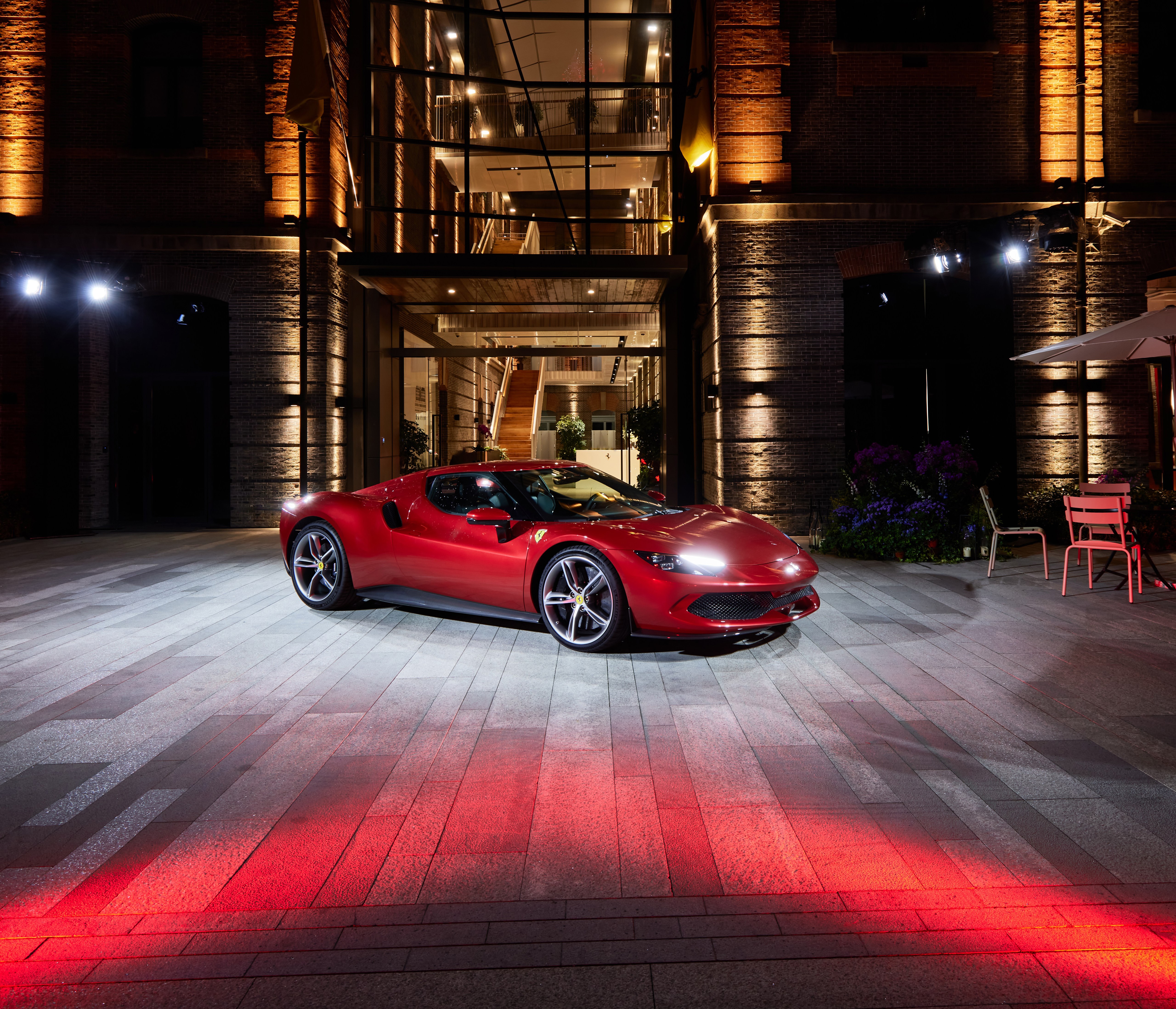 Ferrari 296 GTB, Carro esportivo híbrido, Plug-In Hybrid, 5K, 2022