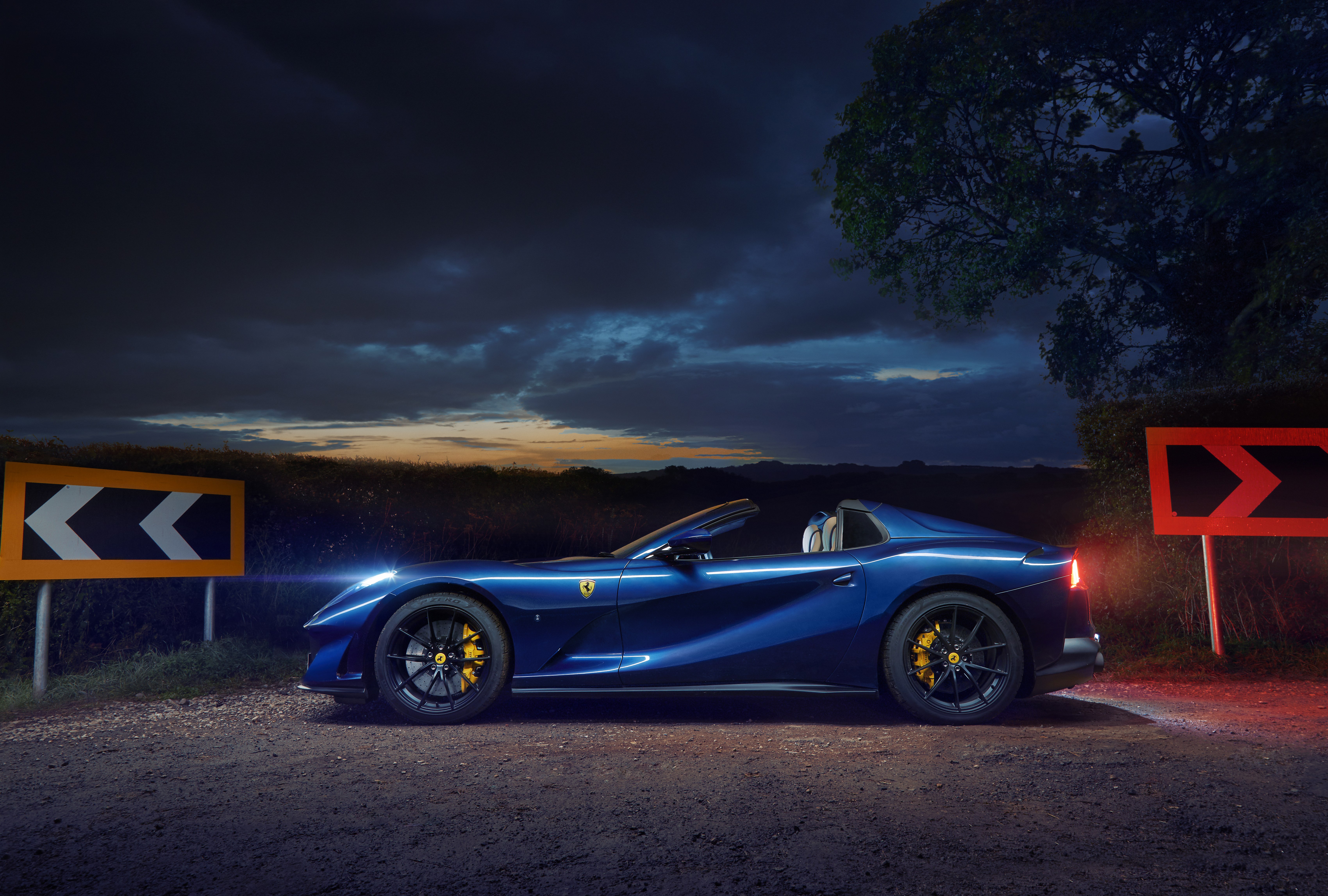 Ferrari 812 GTS, Noite, 5K