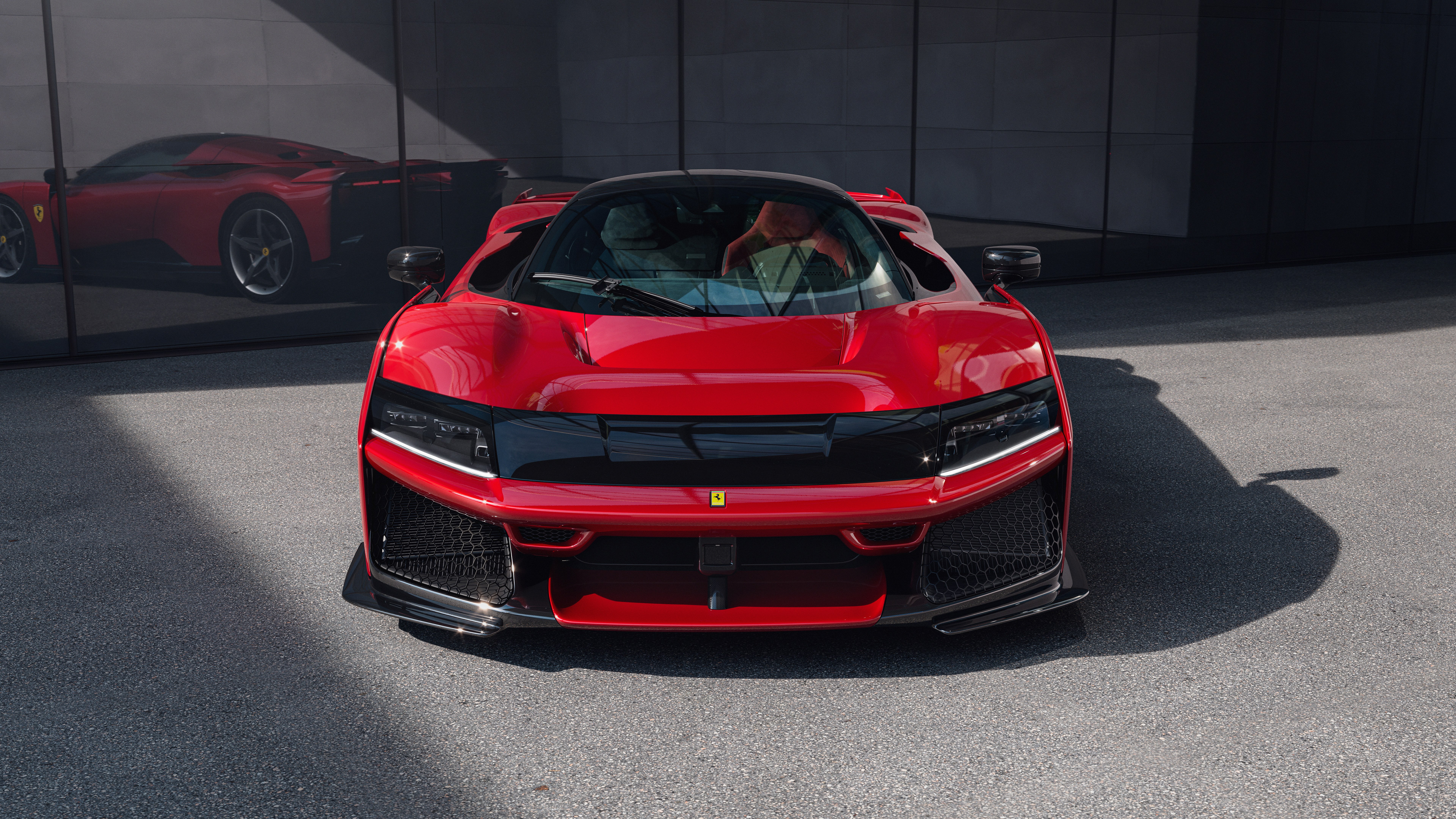 Ferrari F80, 8K, Hipercarro, Carros vermelhos, 2025, 5K