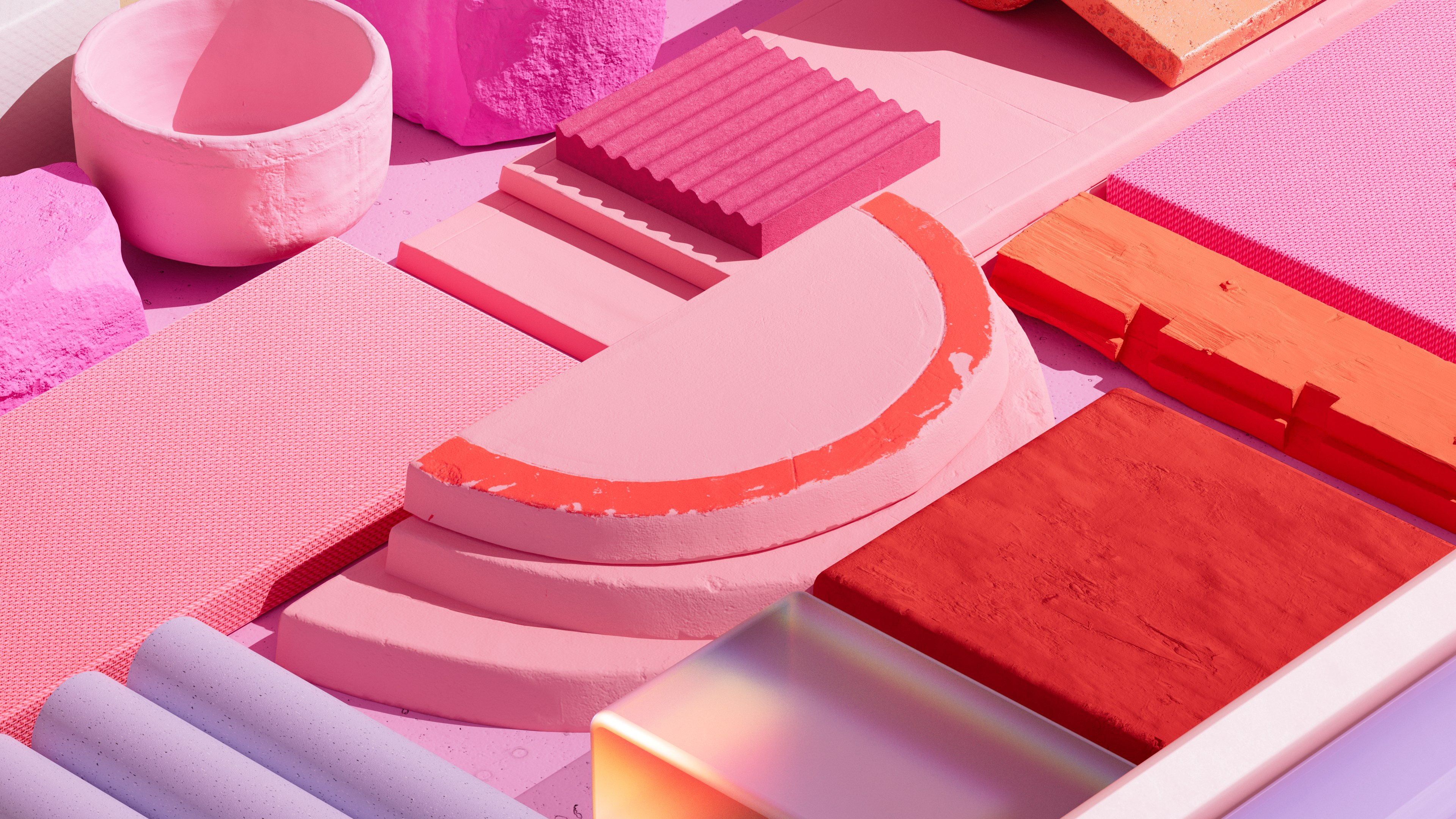 Formas, Estética rosa, Microsoft Design