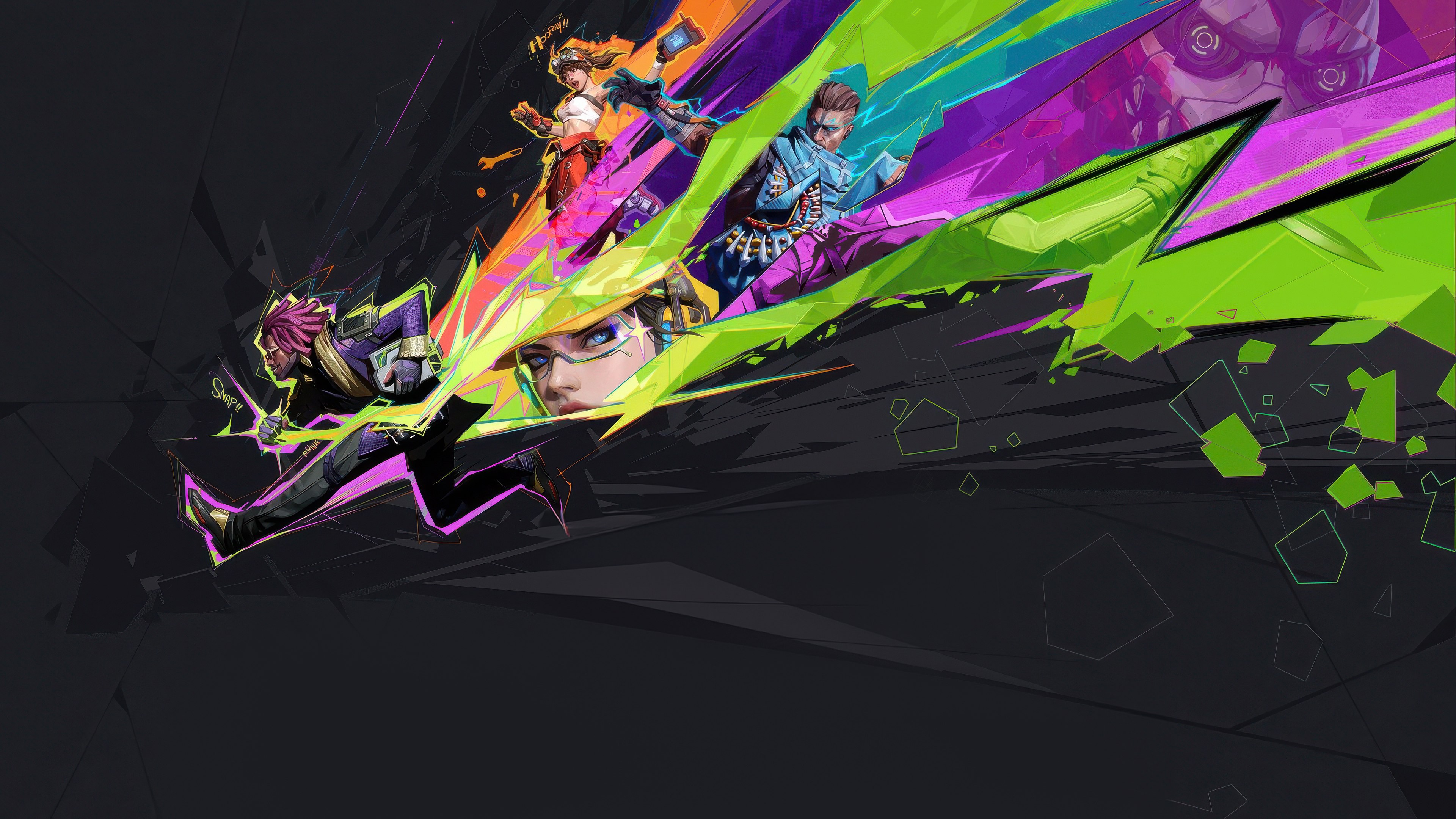 FragPunk, Fundo escuro, Jogos de 2024, Arte do jogo