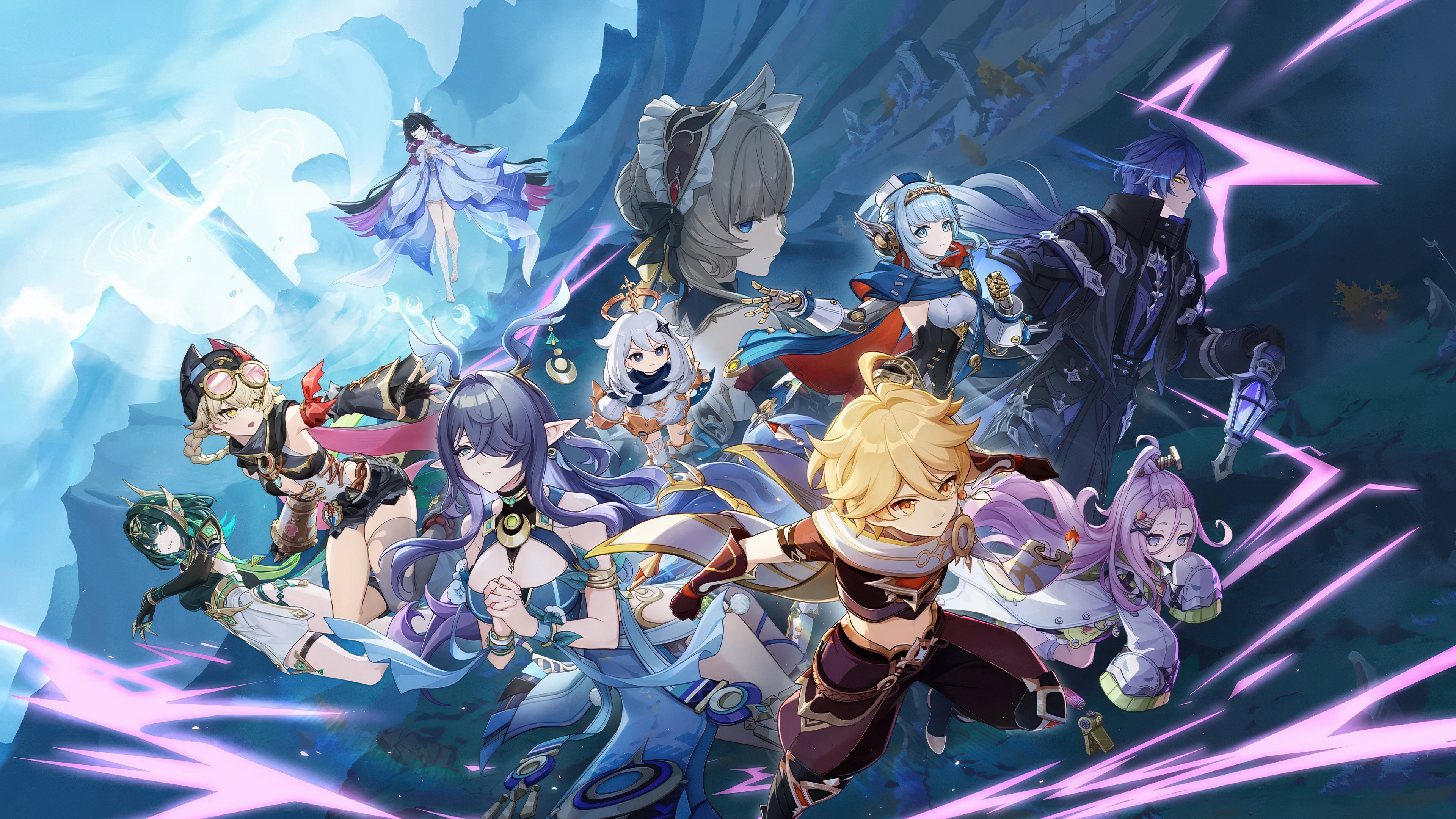 Genshin Impact, Song of the Welkin Moon, Jogos de 2025, Videogame, Pôster de personagem
