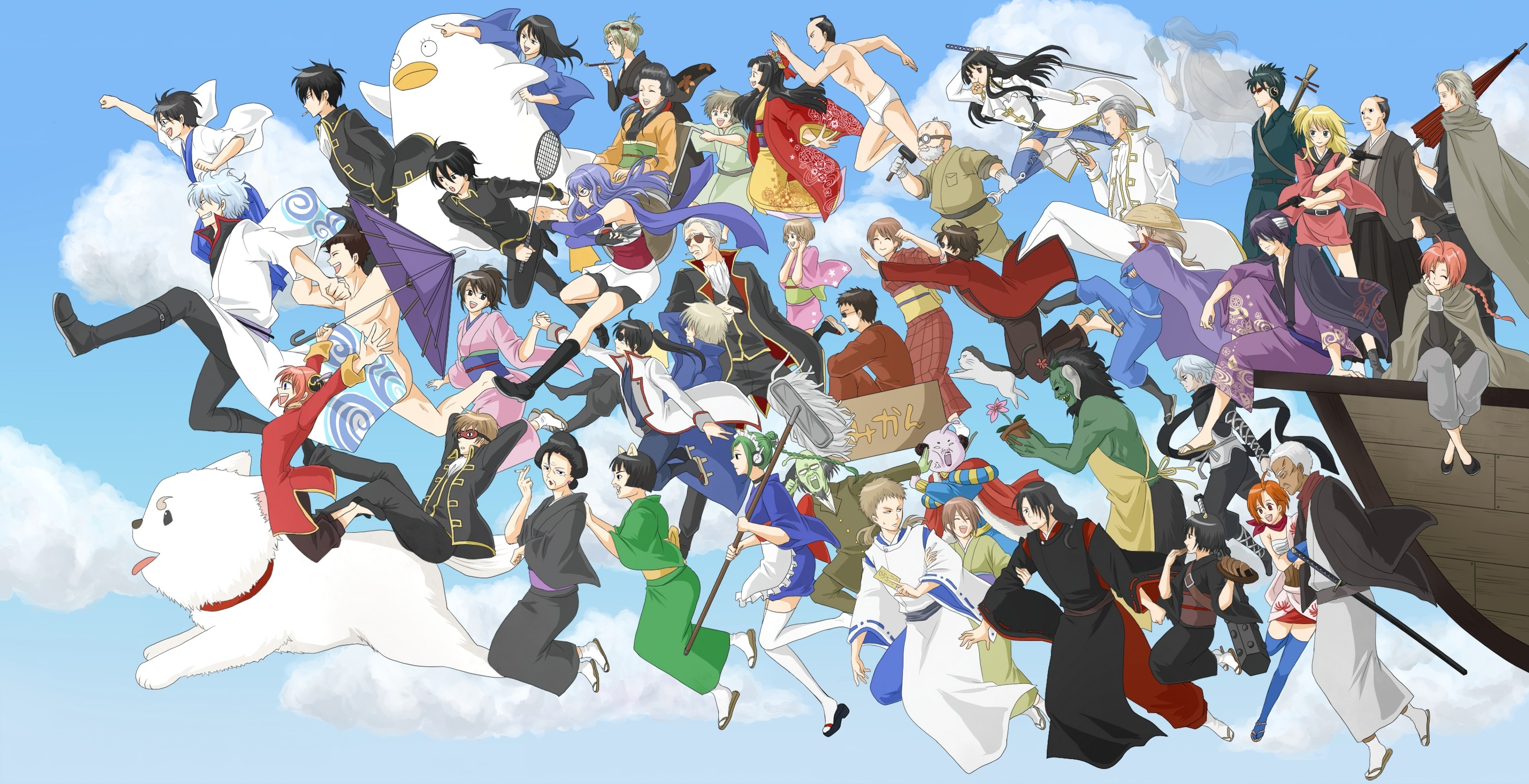 Gintama, Arte de personagem, Série de anime