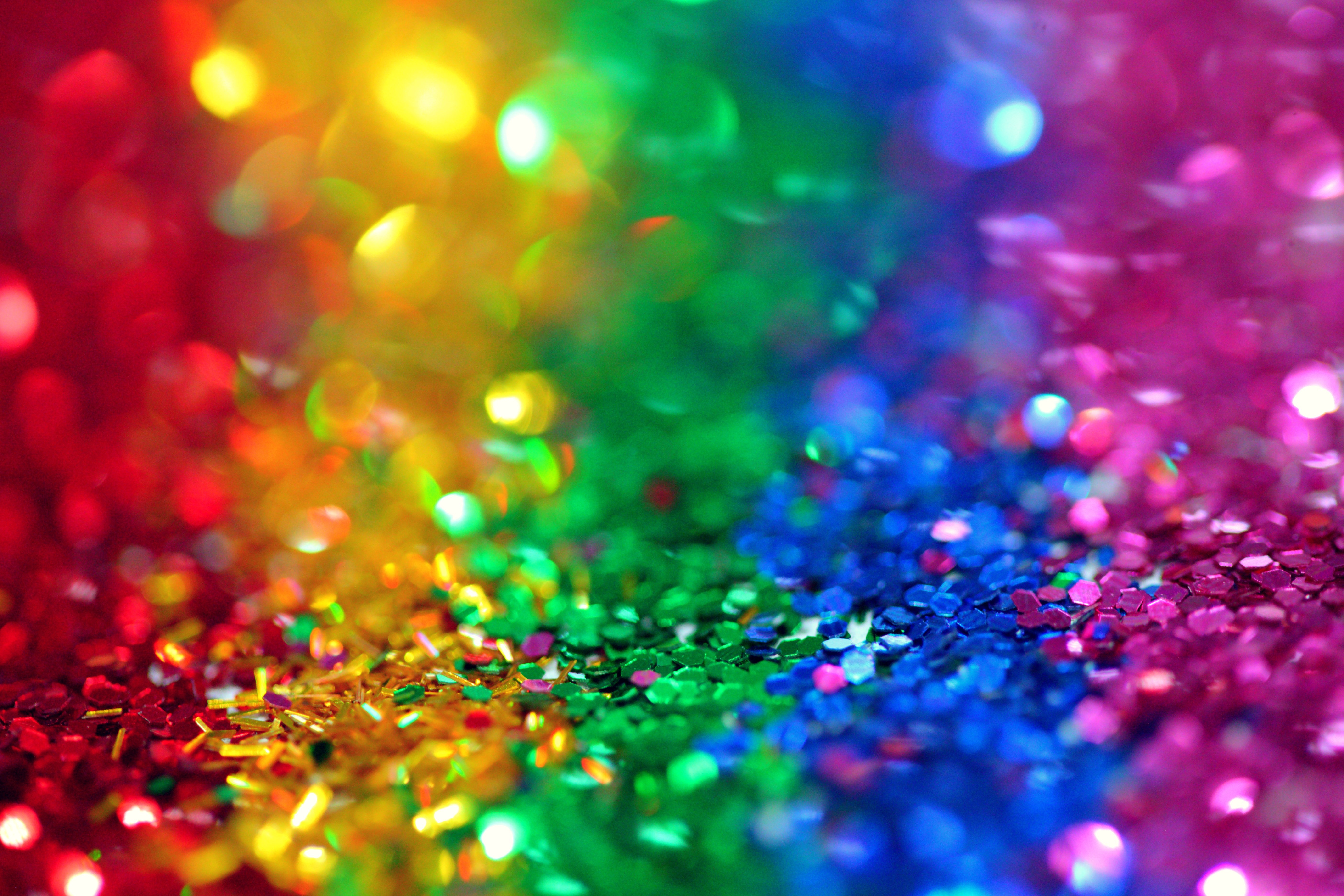 Glitter, Colorido, Multicolorido, Bokeh, Sortido, Lantejoulas, 5K