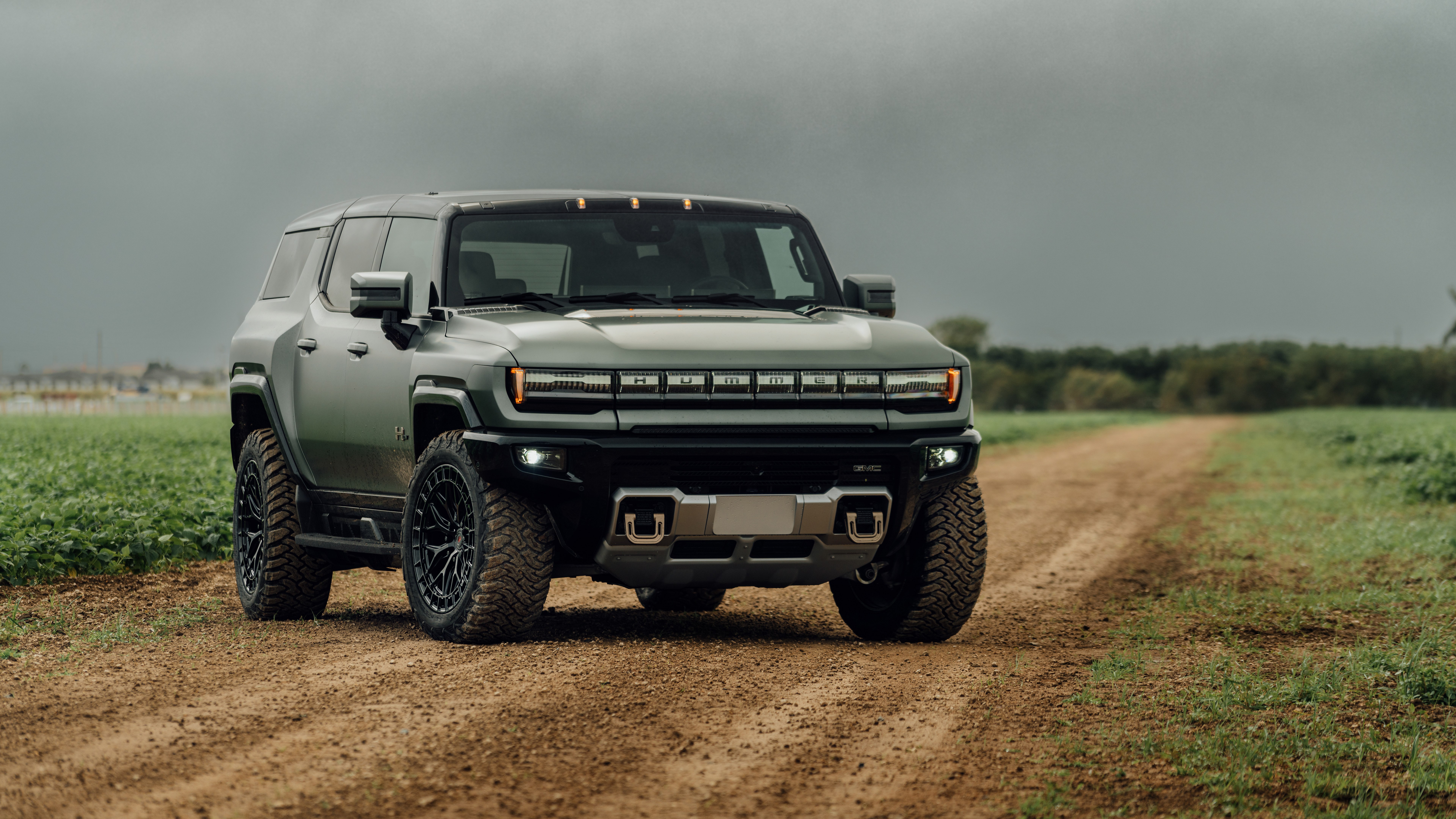 GMC Hummer EV, Ao ar livre, 5K, 8K, Estrada de terra
