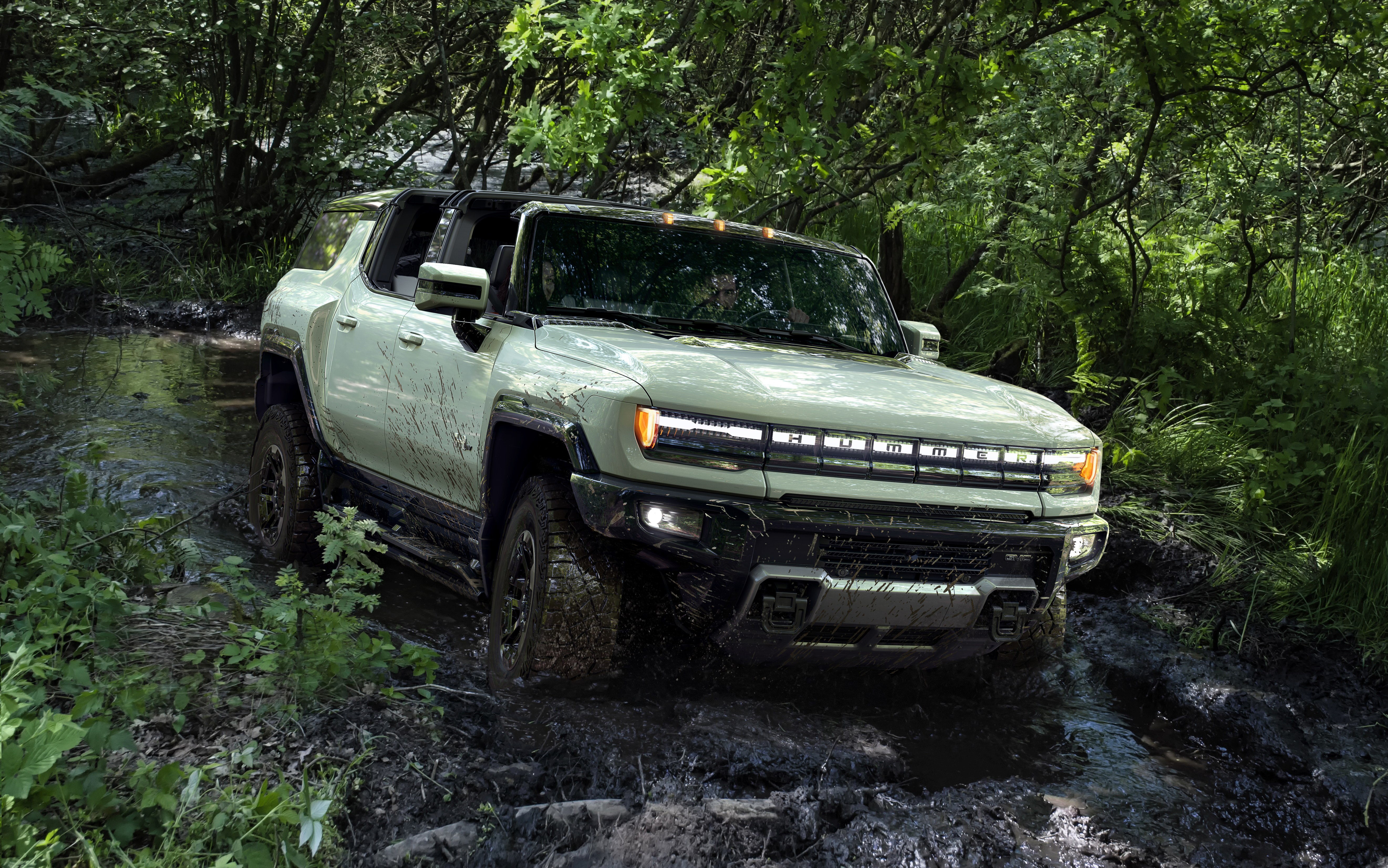 GMC Hummer EV, Pickup elétrica, SUV elétrico, 2024, 5K